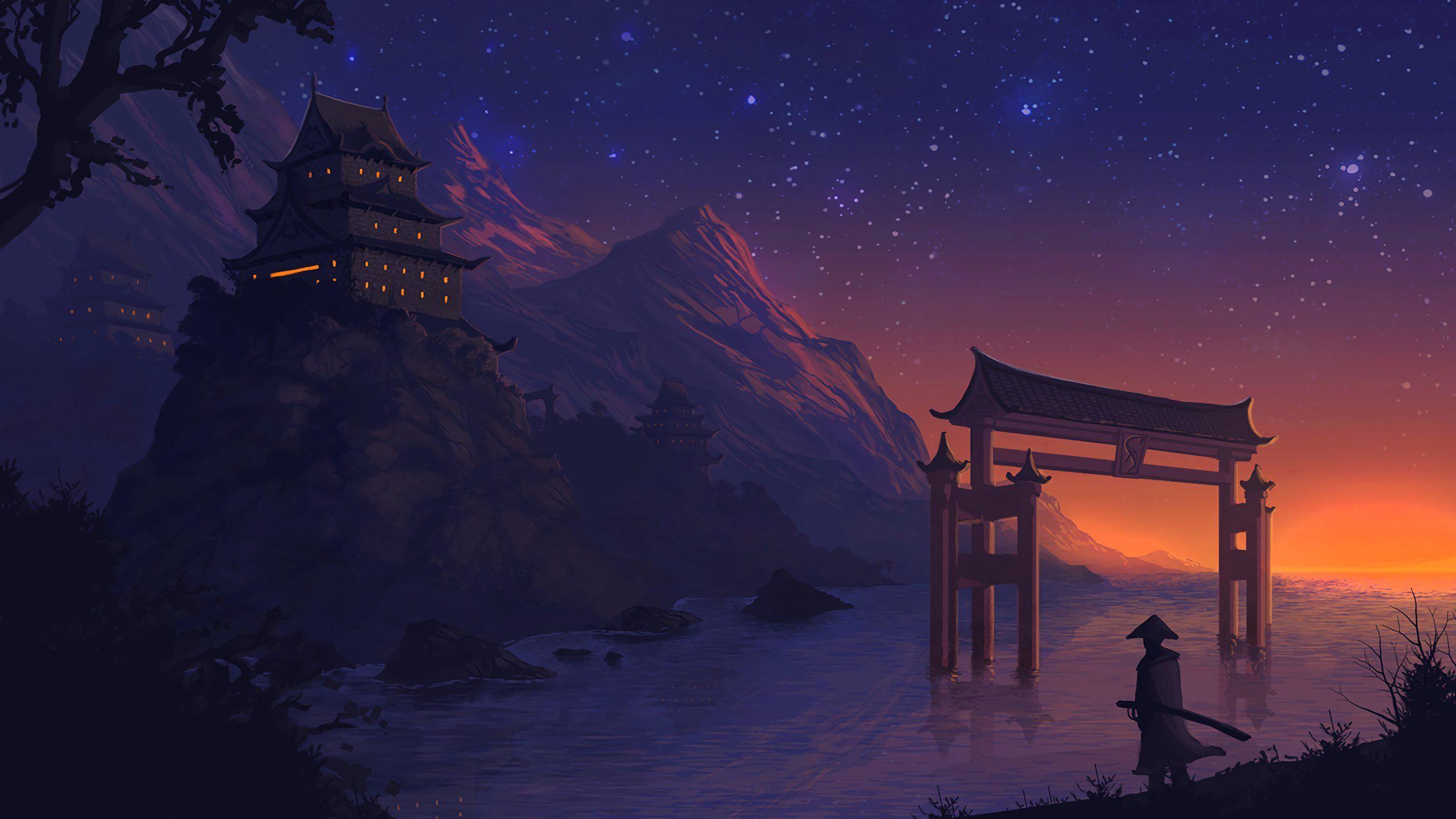 2560x1440 Land of the Midnight Sun