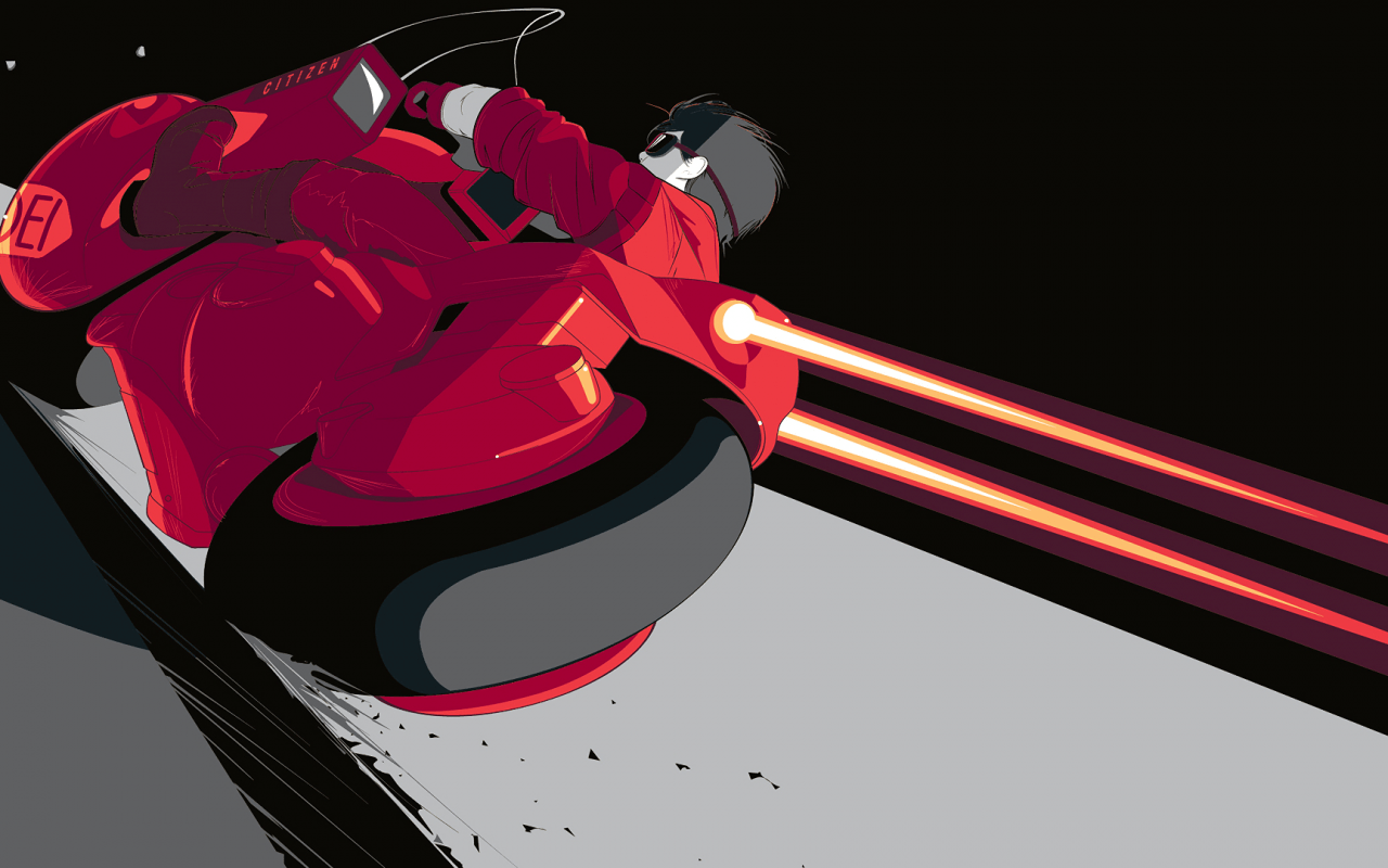 1280x800 Download 1280x800 Akira, Motorcycle, Kaneda Shoutarou, Sci Fi