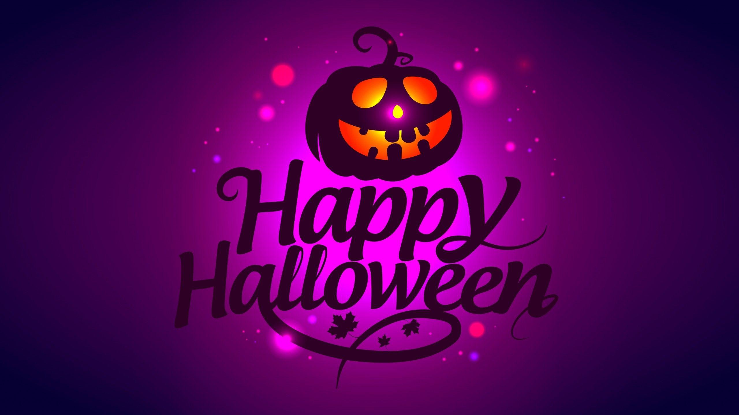 2560x1440 Wallpaper Happy Halloween, 4K, Celebrations / Halloween