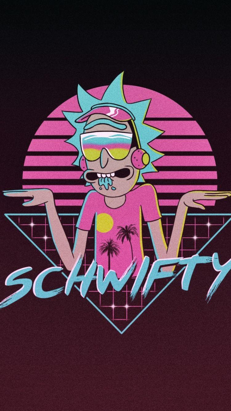 750x1334 Download Rick and Morty, abstract, art wallpaper, 750x iphone iPhone 8