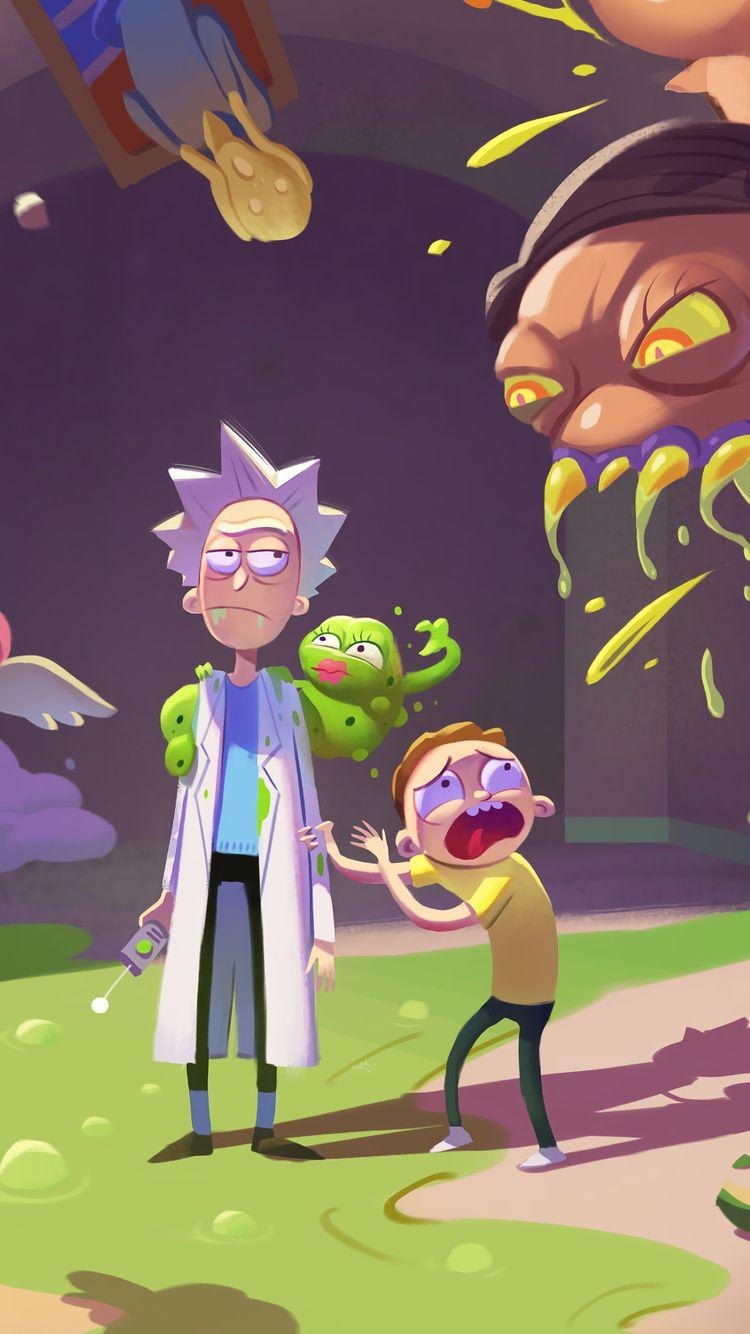 750x1334 Rick And Morty Season 4 iPhone iPhone 6S, iPhone 7 HD