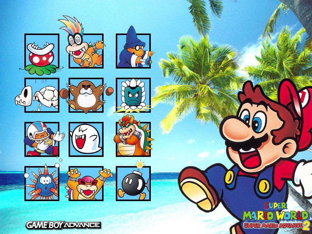 1024x768 Super Mario Advance 2 Mario Bros. Wallpaper