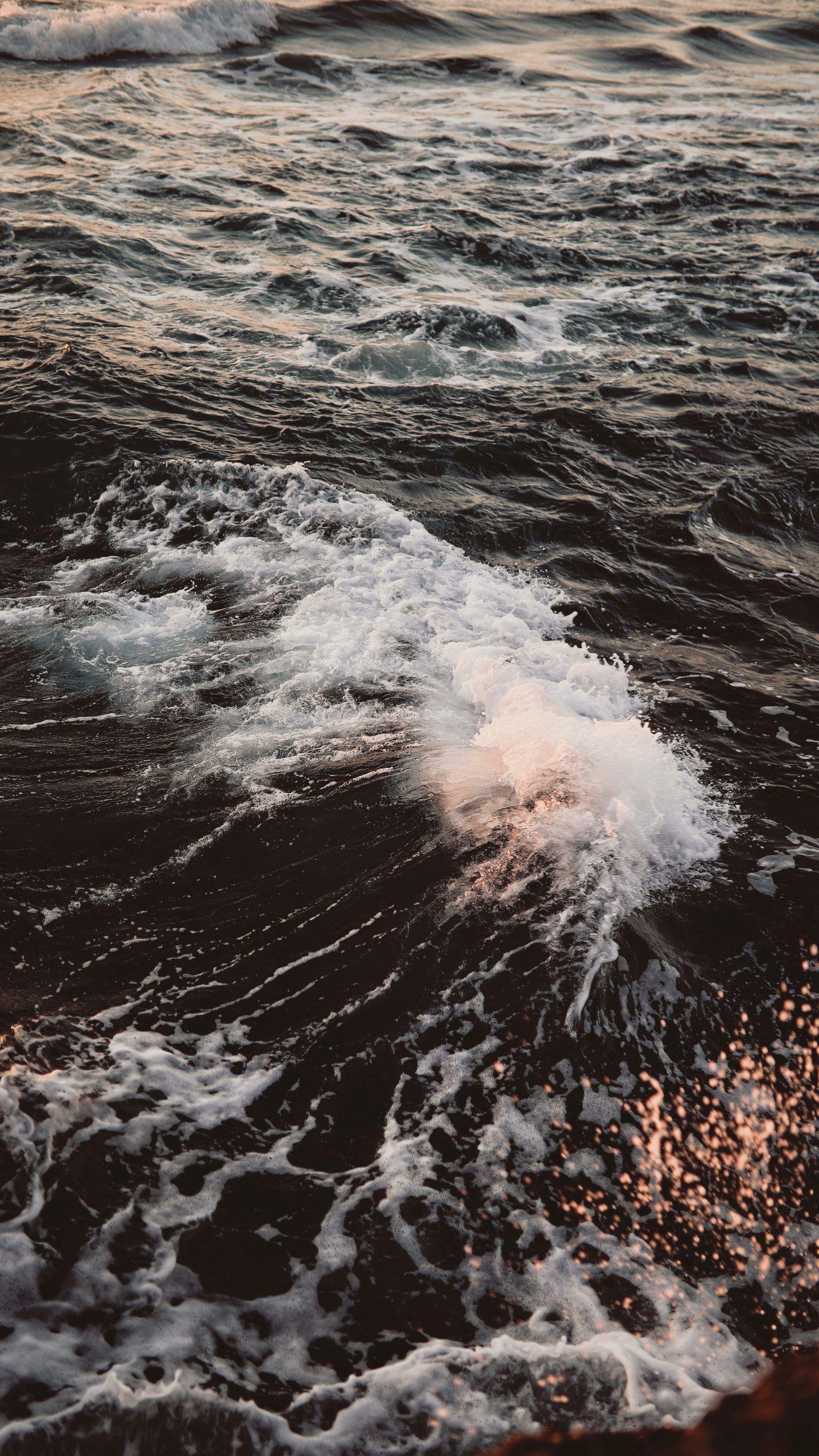1440x2560 Aesthetic Wallpaper • Sea waves aesthetic wallpaper • Wallpaper For You The Best Wallpaper For Desktop & Mobile