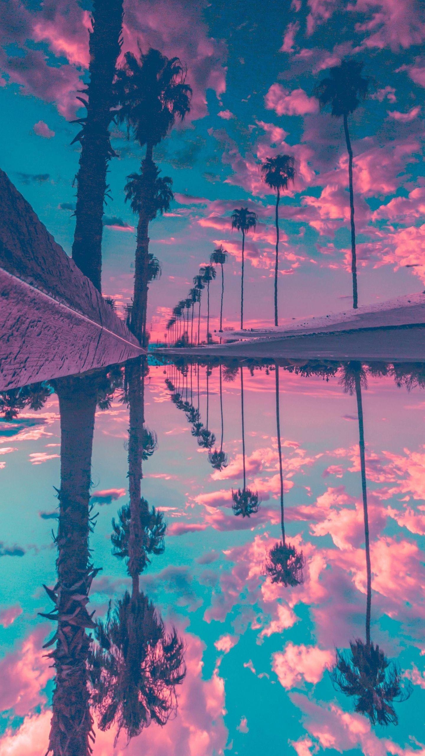 1440x2560 Free download X post from ritookapicture pink blue vapor wave