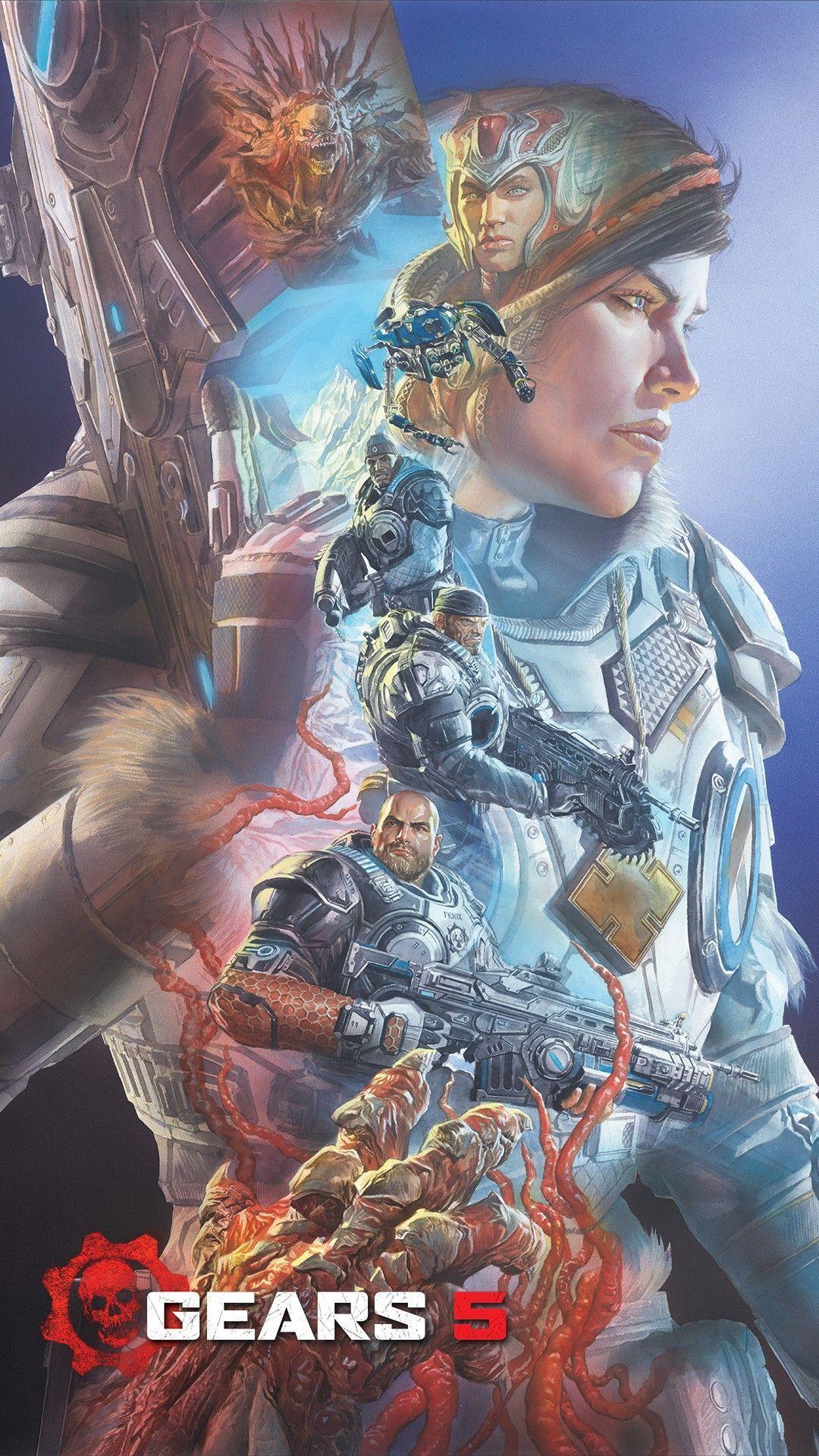 1080x1920 Gears 5 Stealbook. Arte de videojuegos, Fondos de pantalla juegos