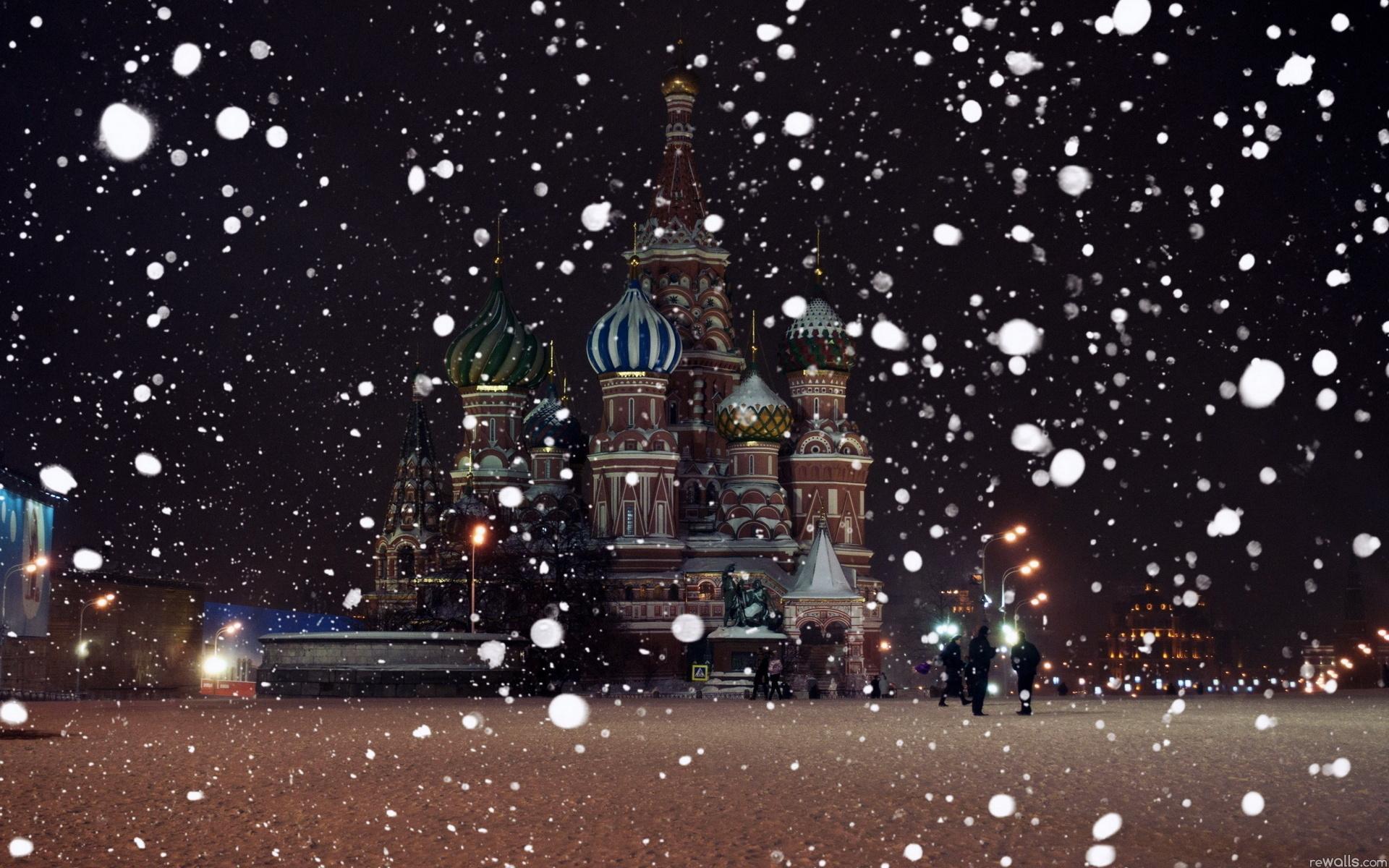 1920x1200 kremlin under the snow in moscow wallpaper and image