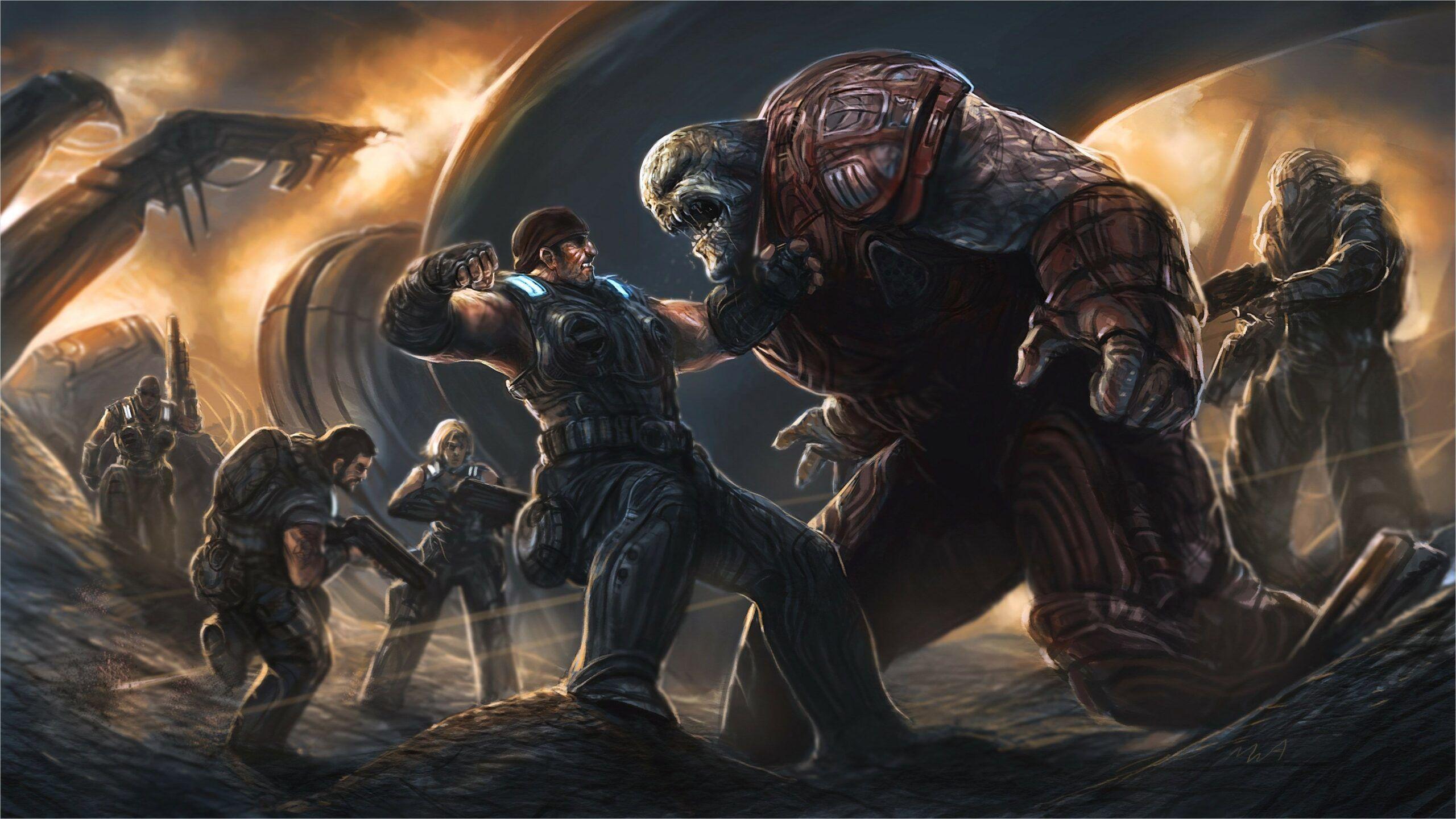 2560x1441 4k Gears Of War Wallpaper. Gears of war Gears of war