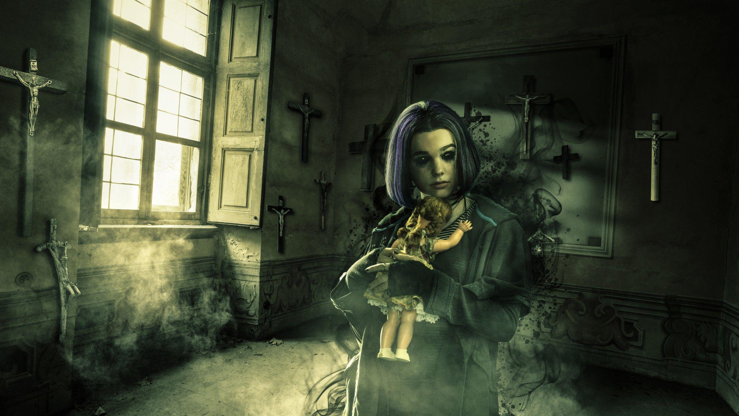 2560x1440 Wallpaper Raven, Titans, DC Comics, Teagan Croft, 4K, TV Series