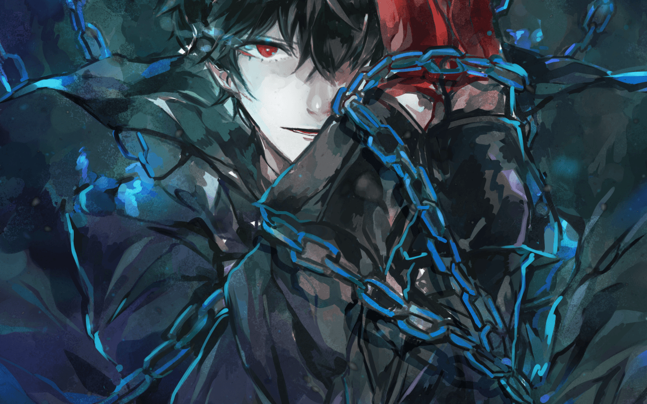 1280x800 Download 1280x800 Kurusu Akira, Persona Joker, Anime Games