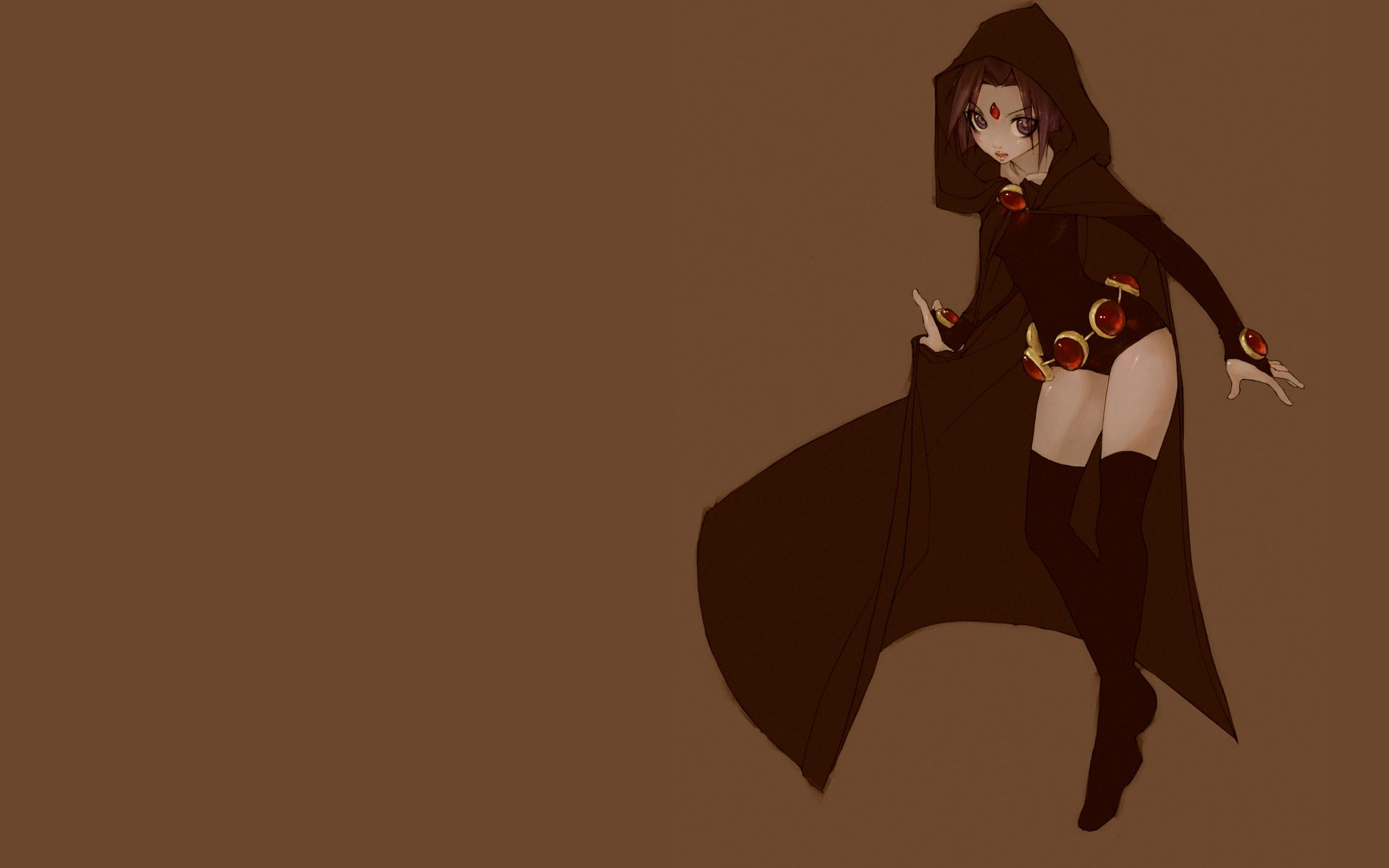 2400x1500 legs, Teen Titans, Raven (character), DC Comics, comics, simple
