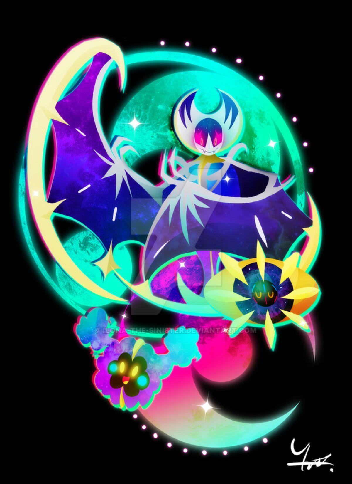 1200x1648 Cosmog, Cosmoem And Lunala By Ilona The Sinister