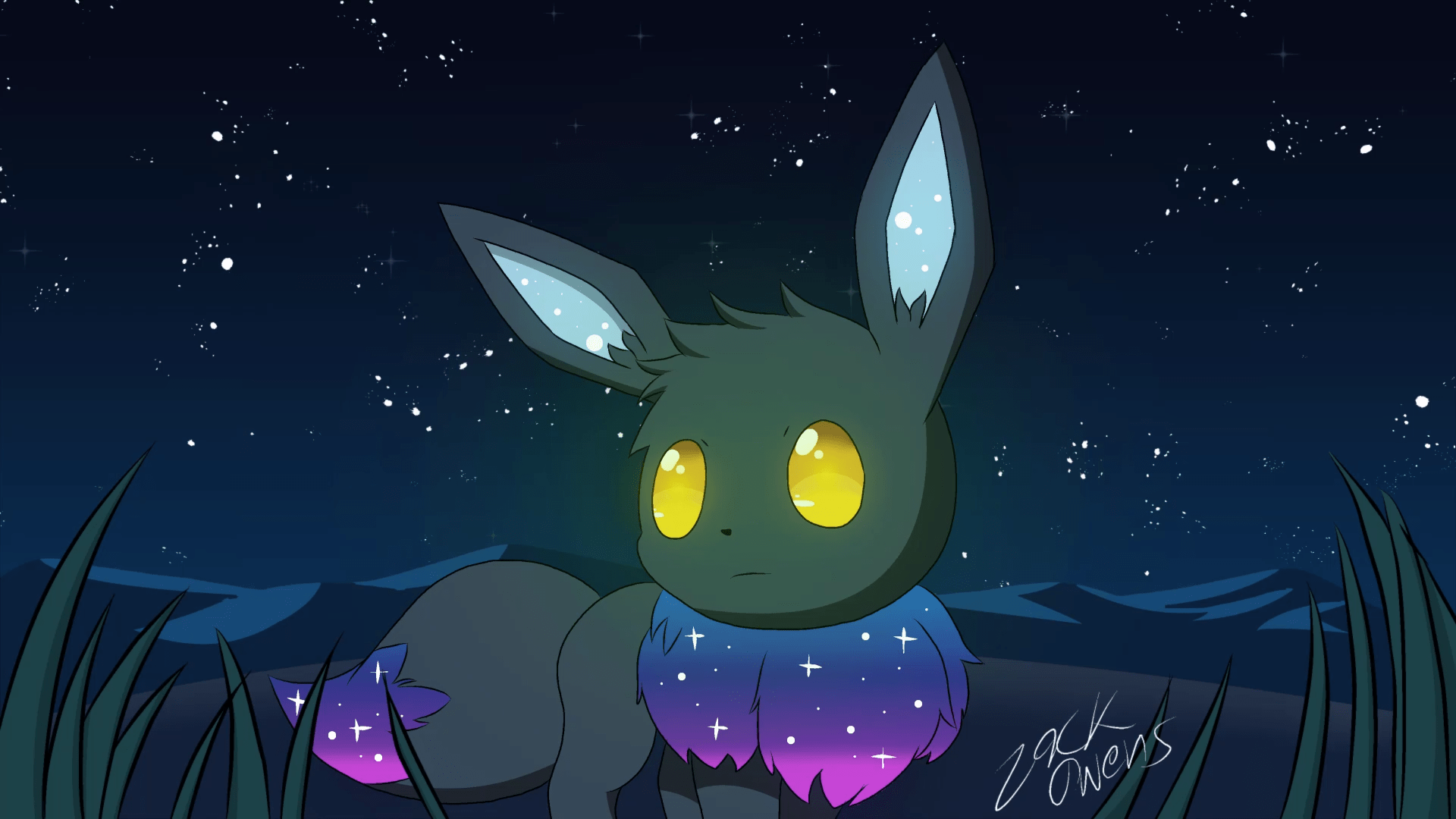 1920x1080 U Lunar_Lamb's Cosmog Eevee F5xxsmrkzb411 #games