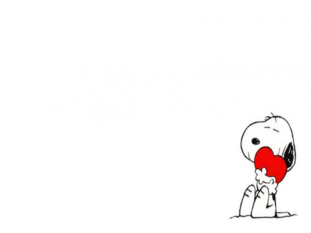 1024x768 Free Snoopy Valentine's Day Wallpaper