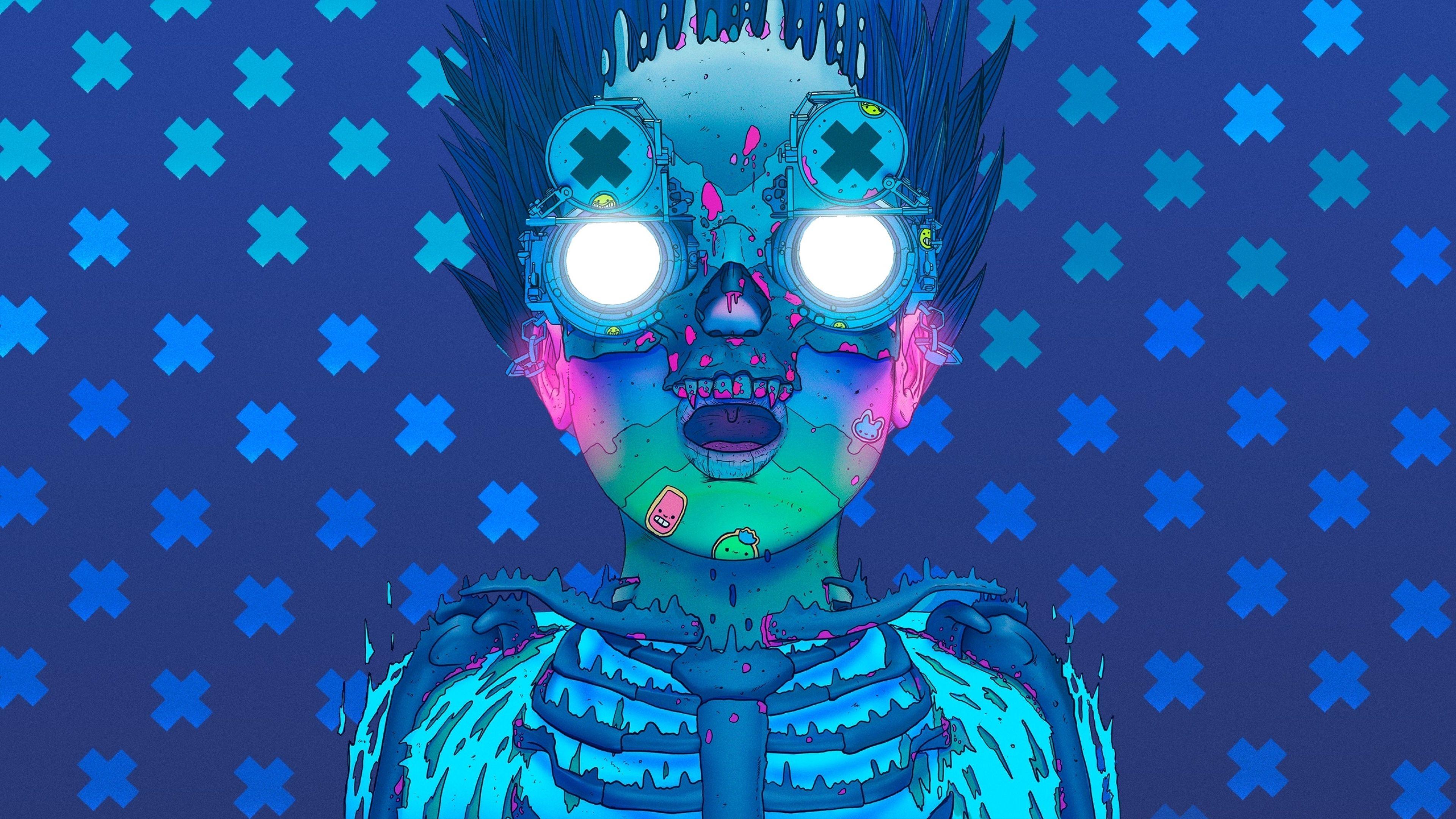 3840x2160 Creepy Artistic Face 4K Wallpaper, HD Artist 4K
