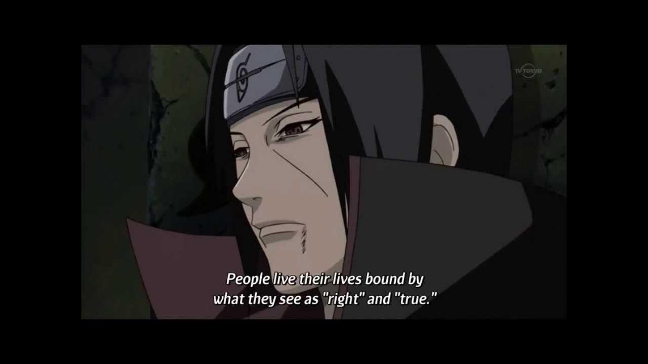 1280x720 Itachi Uchiha: All people live in their own reality shaped