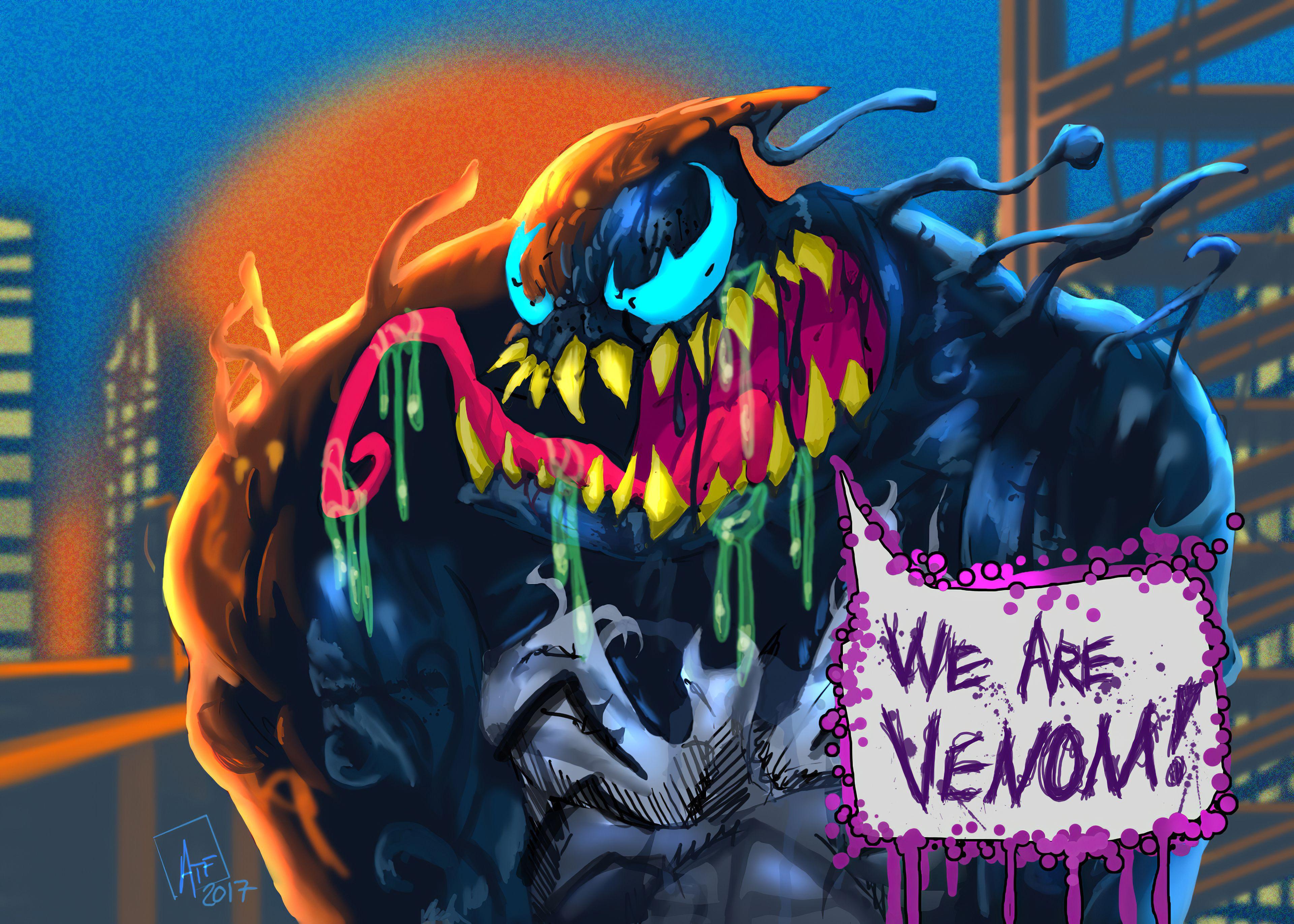 3840x2742 Wallpaper 4k Venom FullColor Art 4k wallpaper venom, venom
