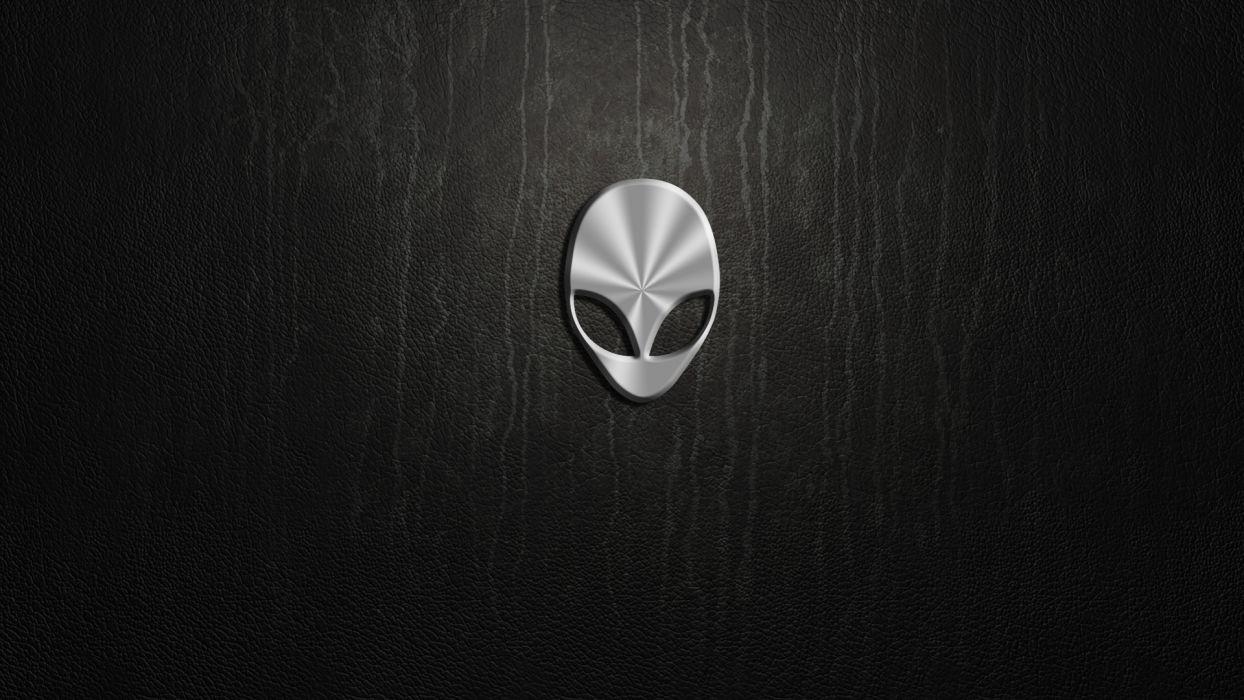 1244x700 Computer computers Alienware Logo Leather Texture wallpaper