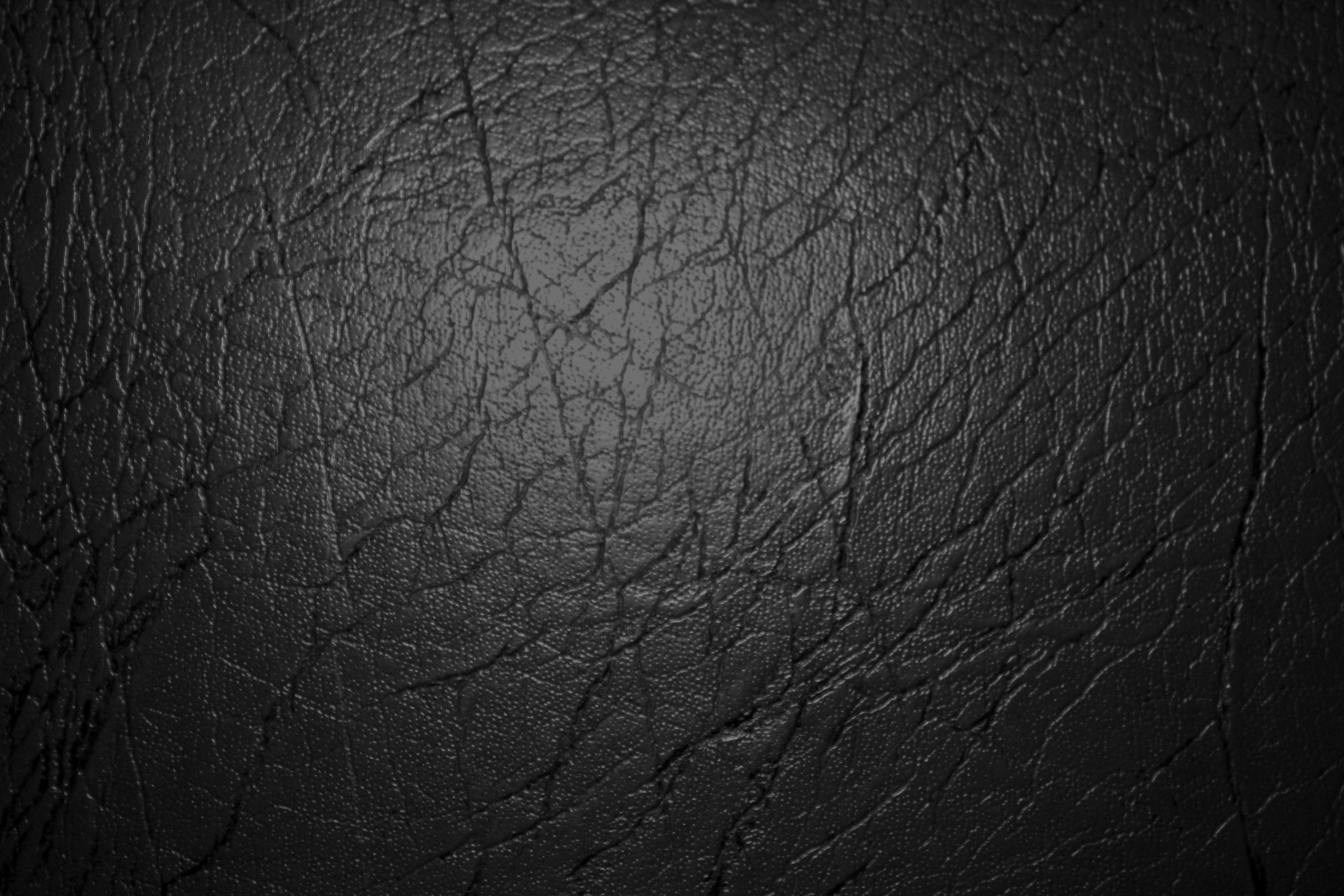 3888x2592 Free download Leather Texture Black High Resolution Photo