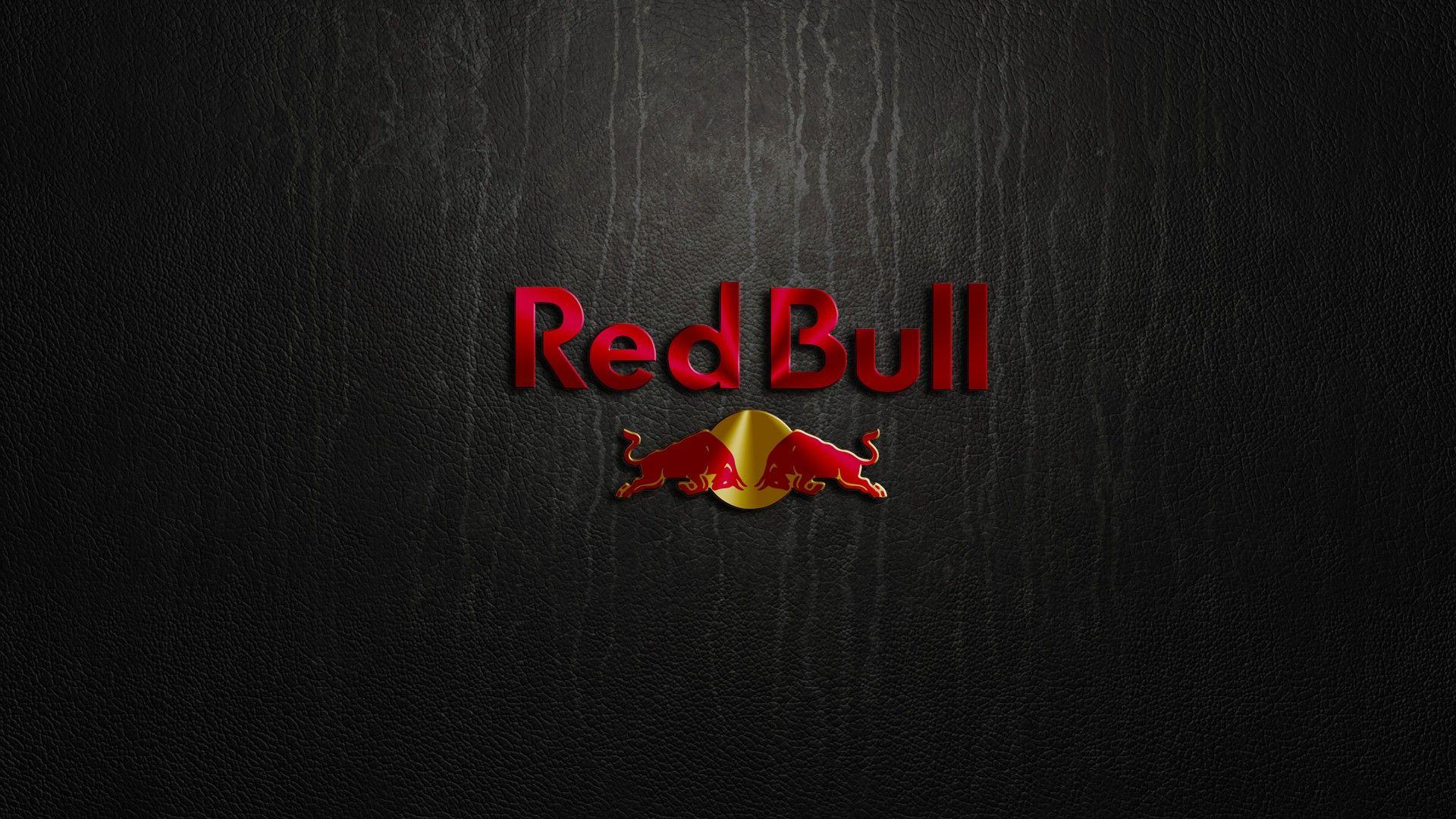 1920x1080 red, Bull, Logo, Leather, Texture Wallpaper HD / Desktop