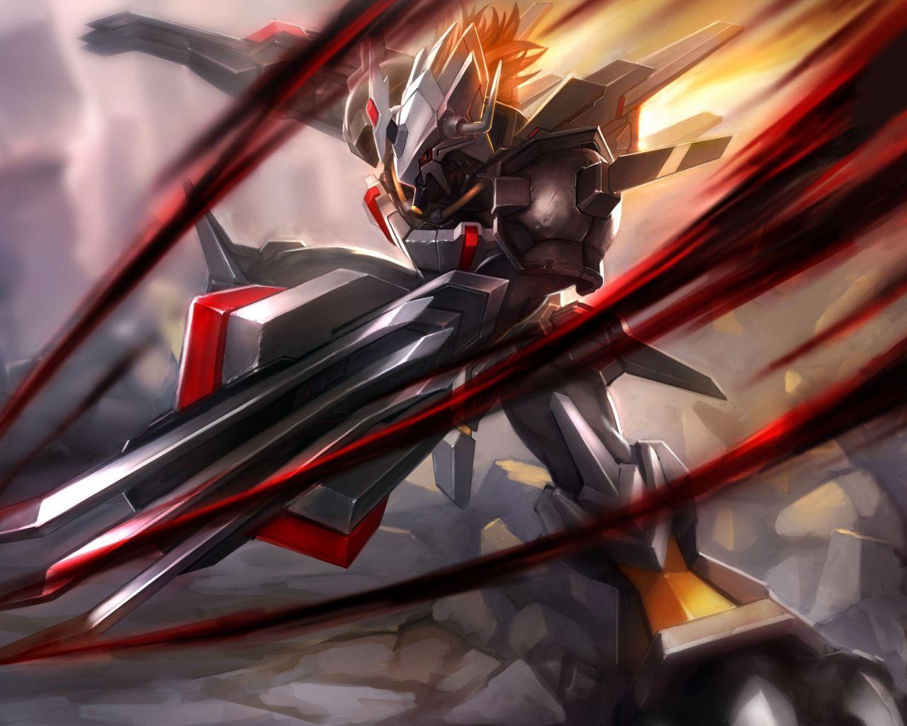 1280x1024 Anime Crash 3D Desktop HD Wallpaper