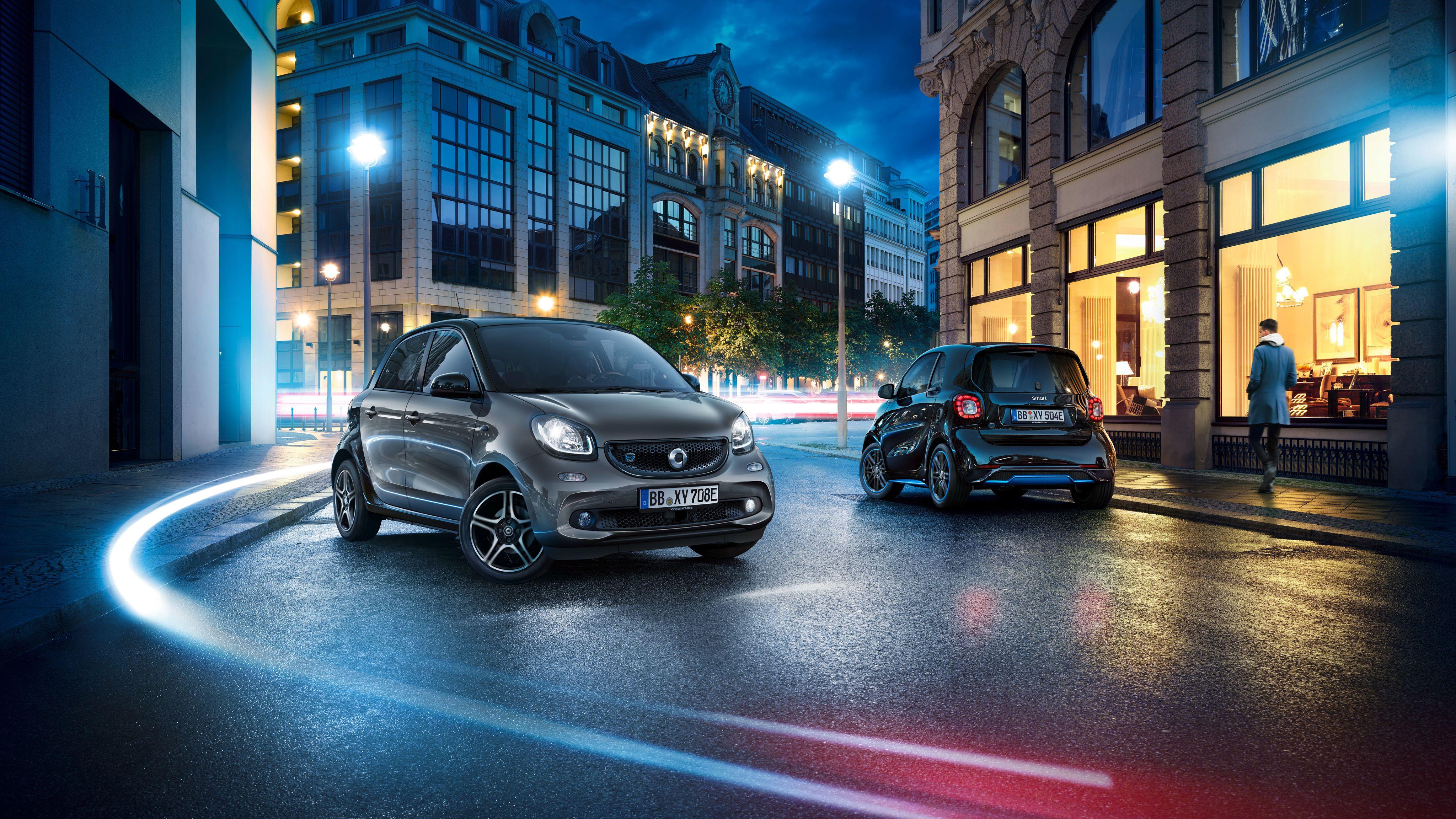 4096x2304 smart EQ Fortwo Edition Nightsky Coupe 4K 2 Wallpaper Car Wallpaper