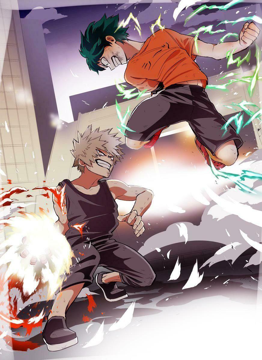 872x1199 My Hero Academia Deku Vs Canchan. Hero wallpaper, Boku no hero