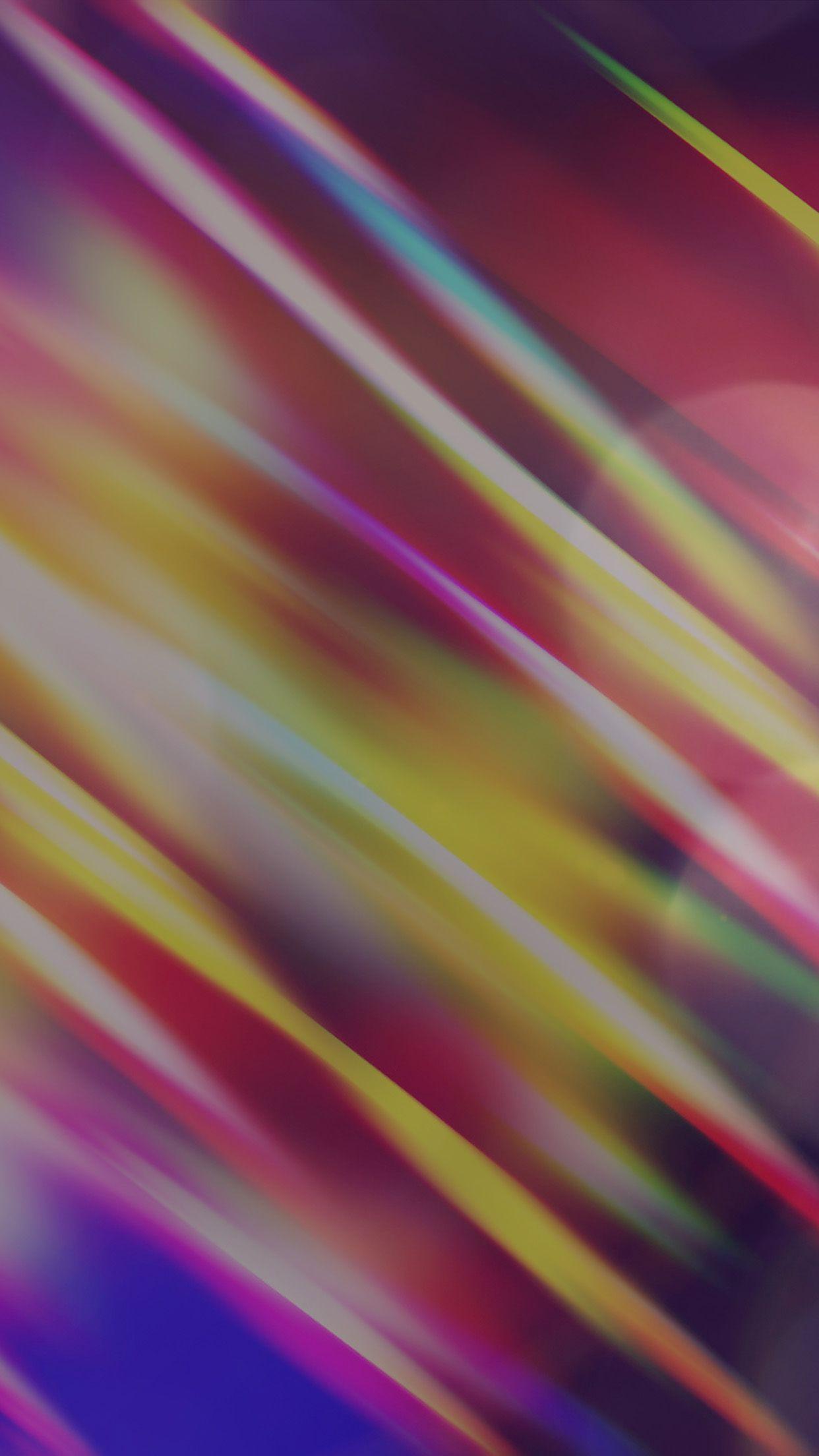 1242x2208 Chrome Lights Rainbow Pattern Flare Bokeh