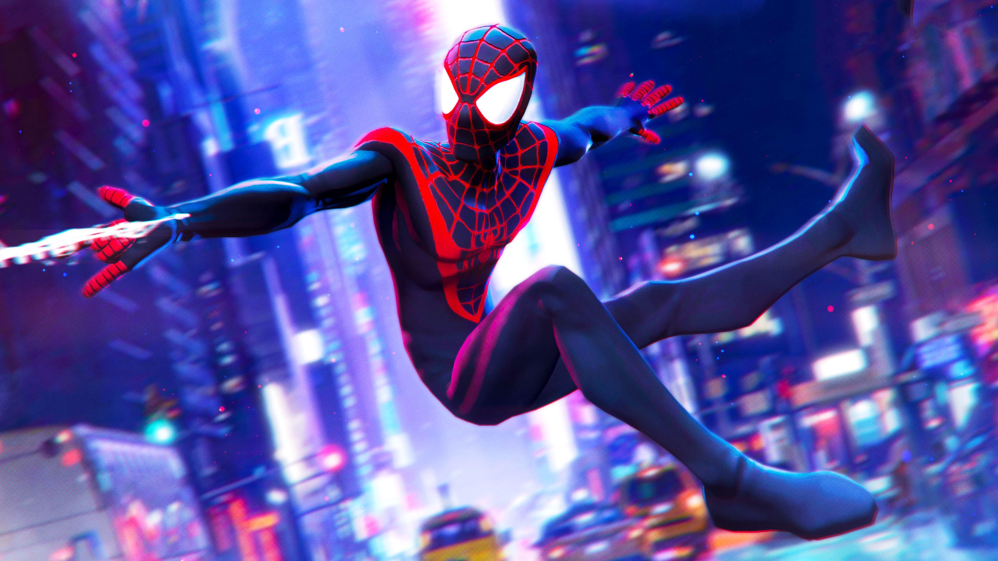 3840x2160 3D Miles Morales, HD Superheroes, 4k Wallpaper, Image, Background, Photo and Picture