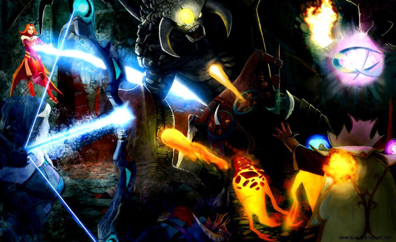 1353x828 Dota Wallpaper 3D