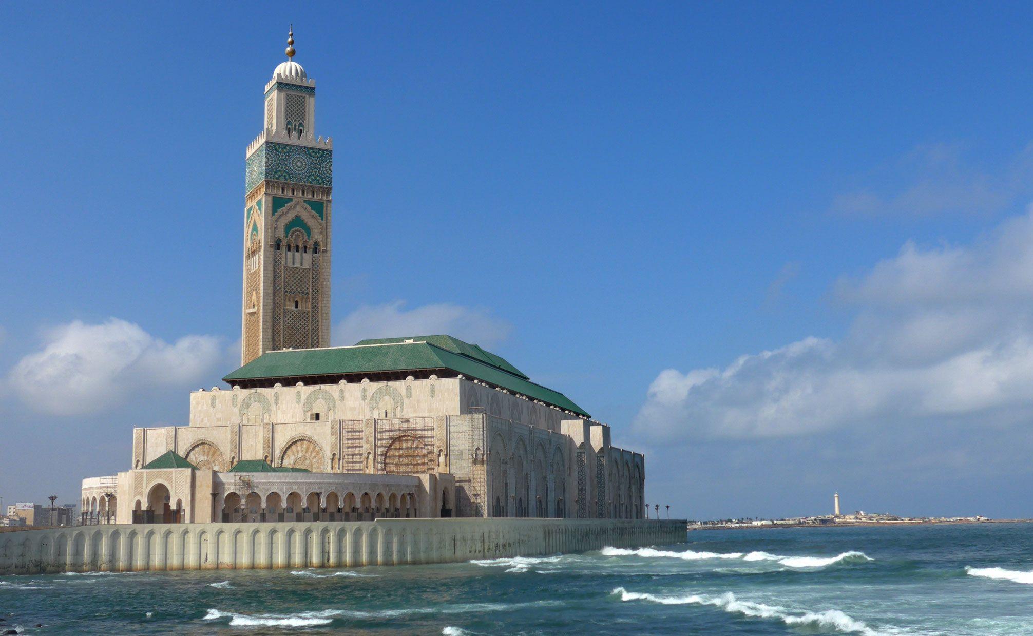2012x1239 Hassan II Mosque wallpaper, Religious, HQ Hassan II Mosque