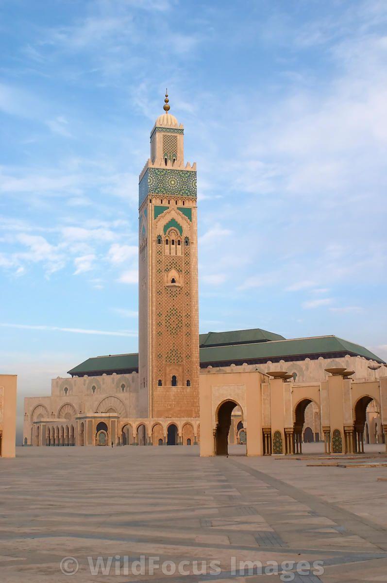 797x1200 WildFocus Image. Hassan II Mosque, Casablanca, Morocco; Portrait