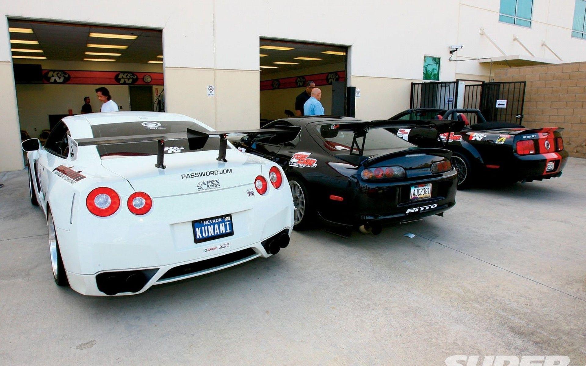 1920x1200 Nissan GTR toyota supra ford mustang wallpaperx1200