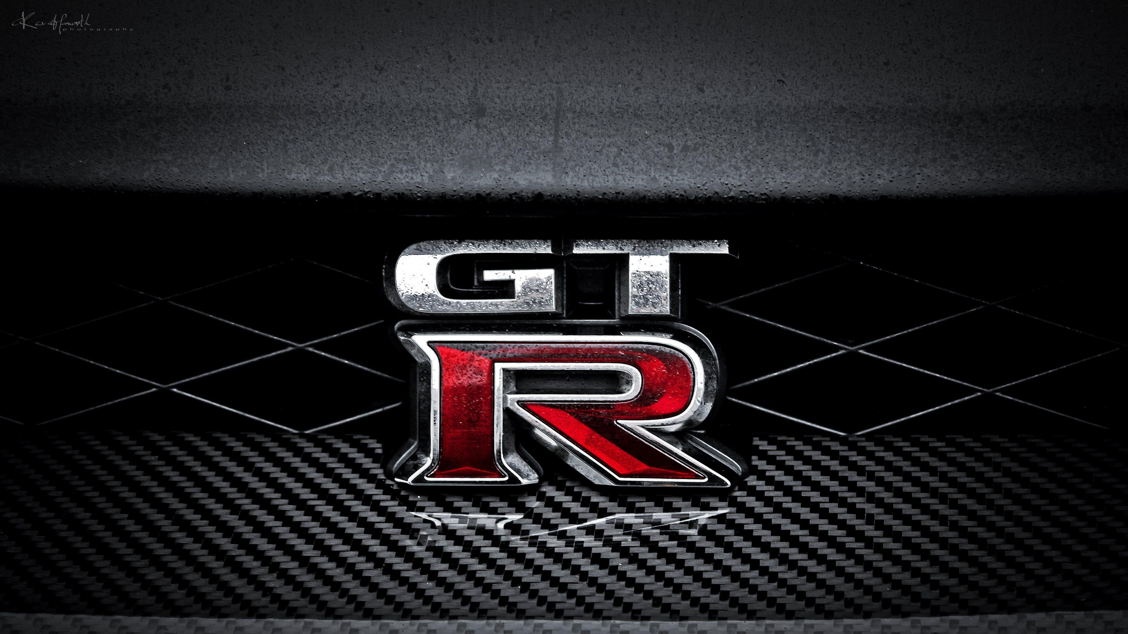 3840x2160 nissan gtr logo wallpaper