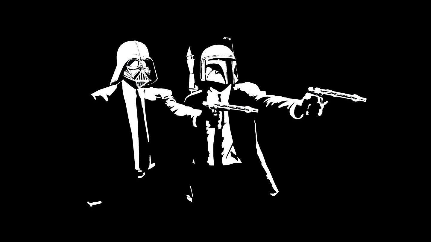 1440x809 Free download Star Wars Pulp Fiction Wallpaper [1440x809] for your Desktop, Mobile & Tablet. Explore Pulp Fiction Wallpaper. Star Wars Pulp Fiction Wallpaper, Fiction Wallpaper, Pulp Fiction Wallpaper HD