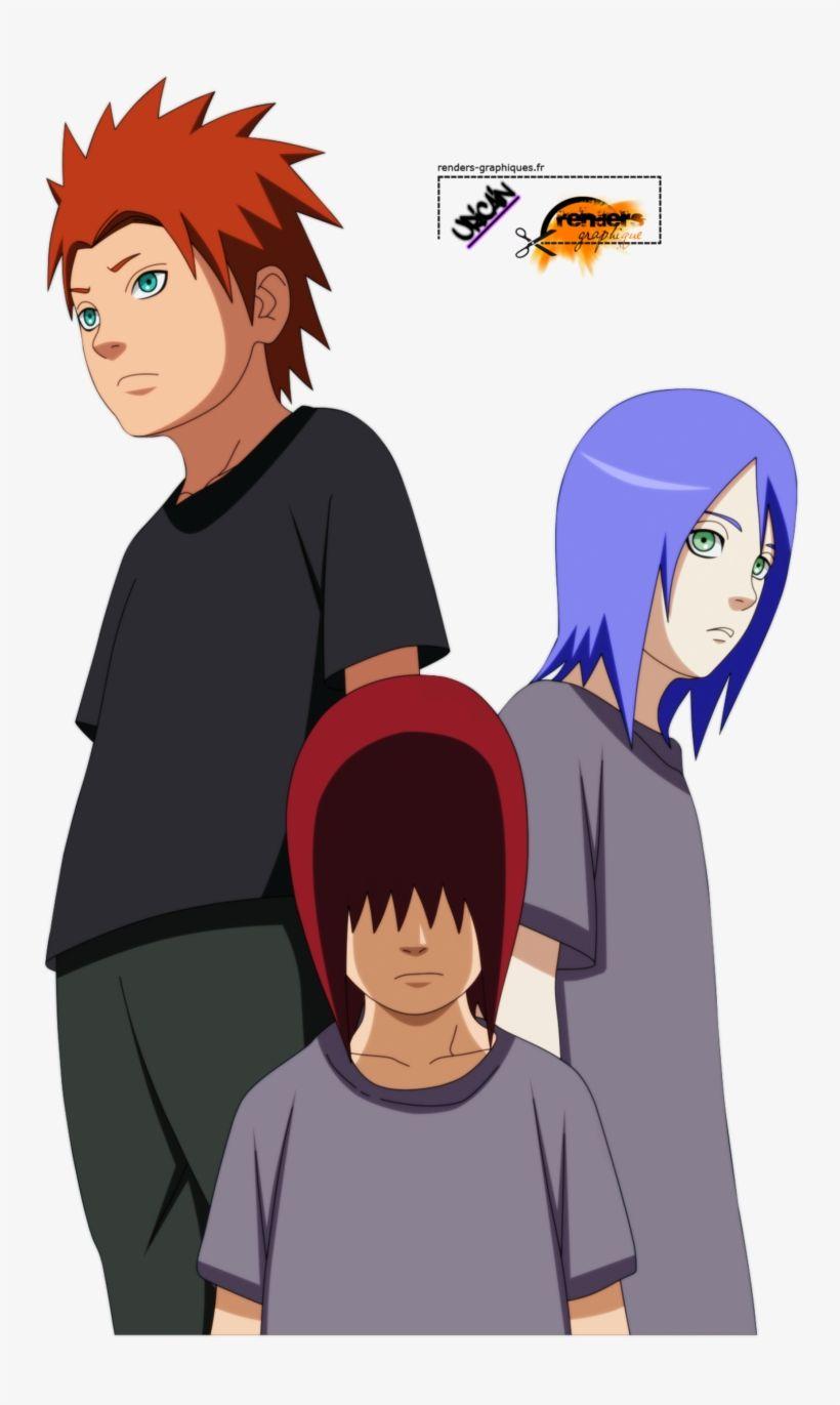 820x1371 Little Naruto Kids Image Nagato, Yahiko, Konan HD Yahiko