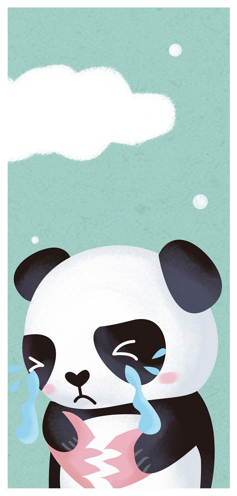 808x1692 panda mobile phone wallpaper background image free download