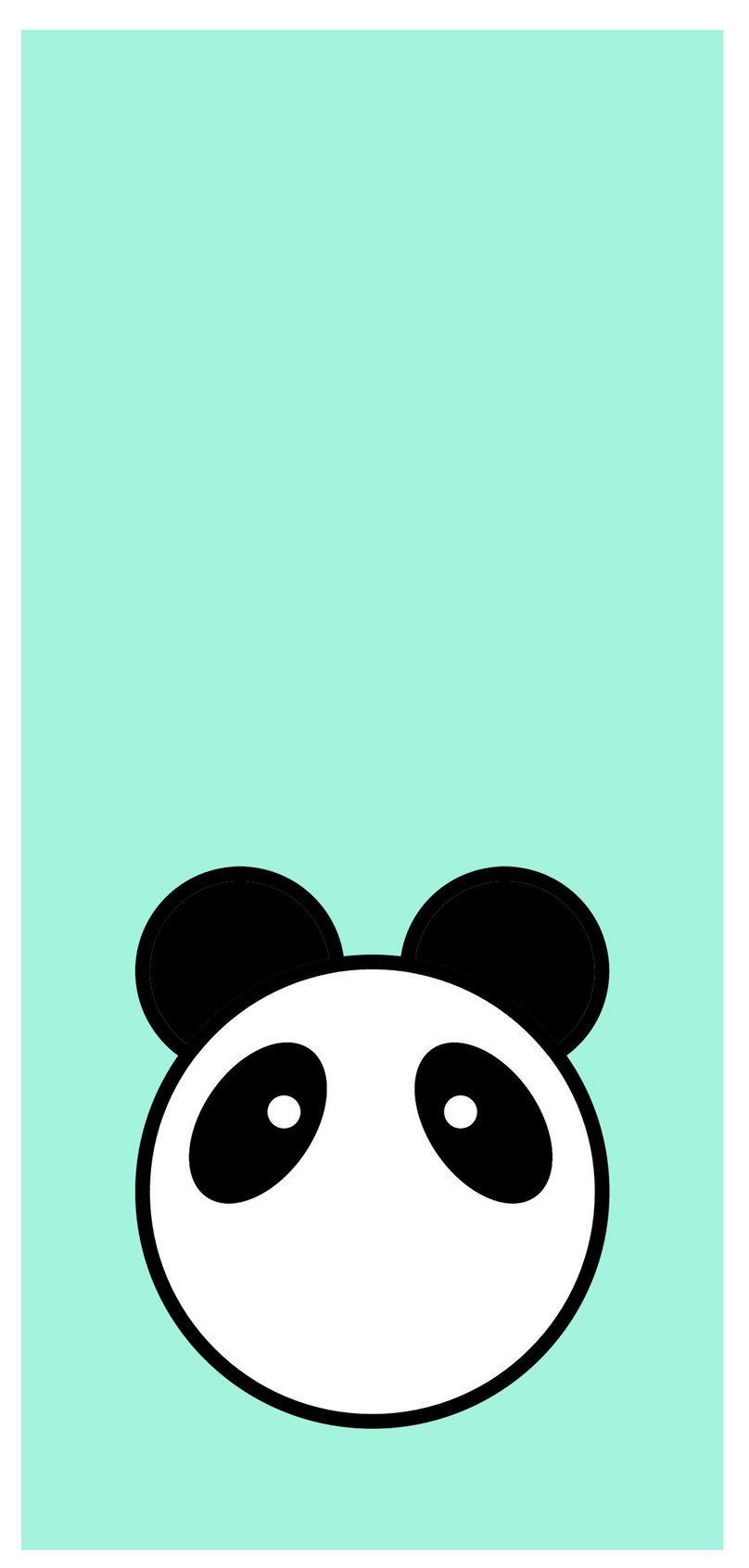 808x1692 cartoon panda mobile phone wallpaper background image free