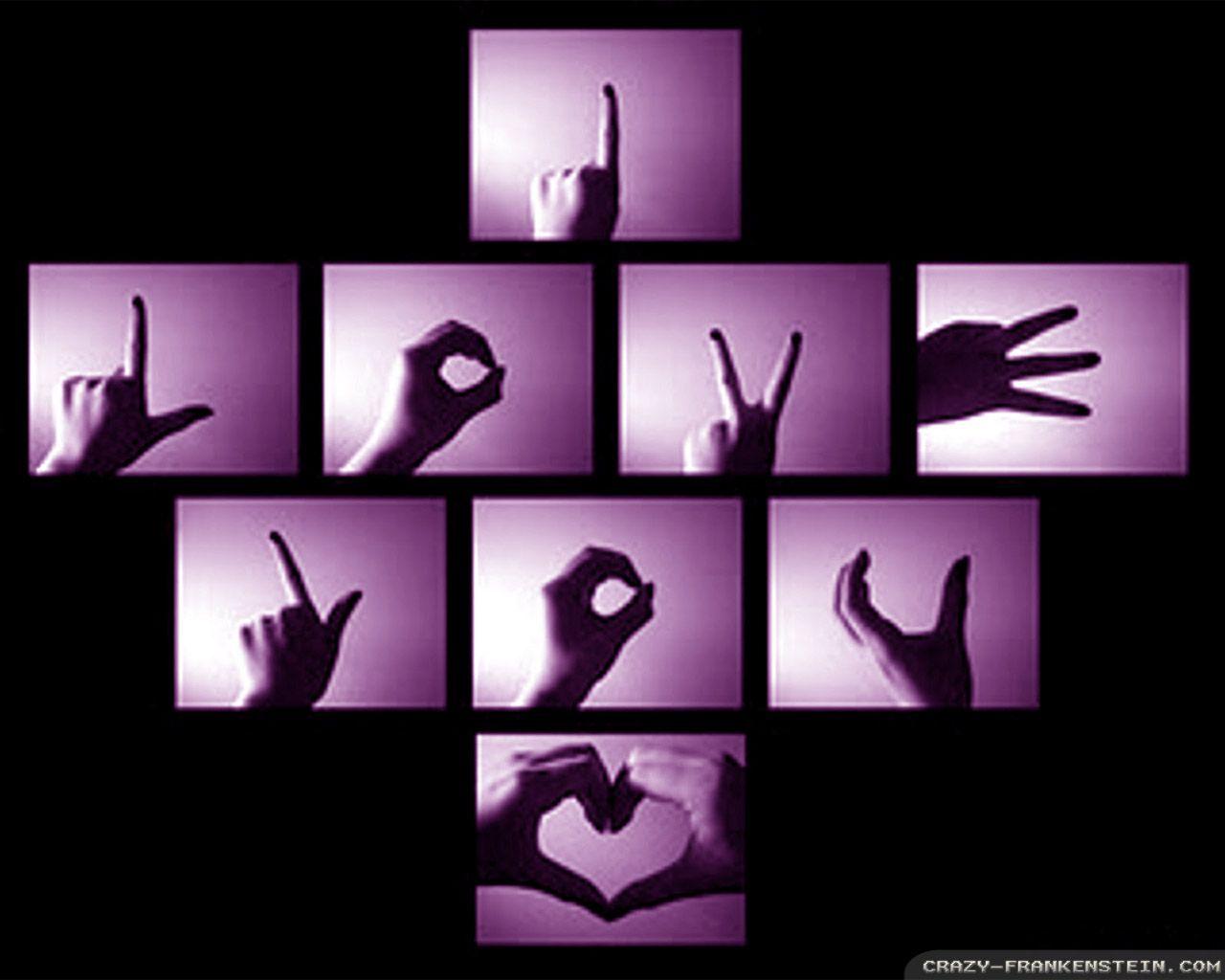 1280x1024 Love Signs wallpaper