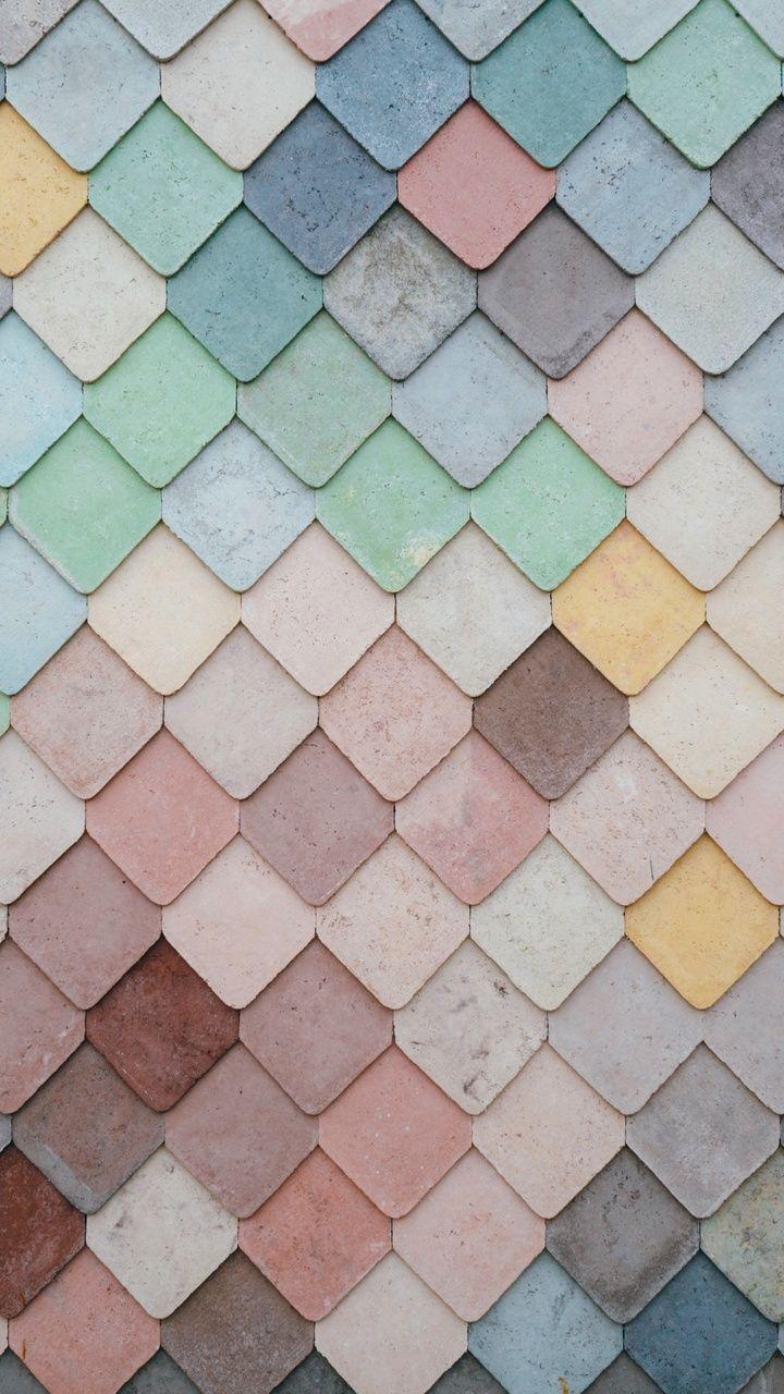 720x1280 Tile Pattern Pastel 5k Moto G, X Xperia Z Z3 Compact