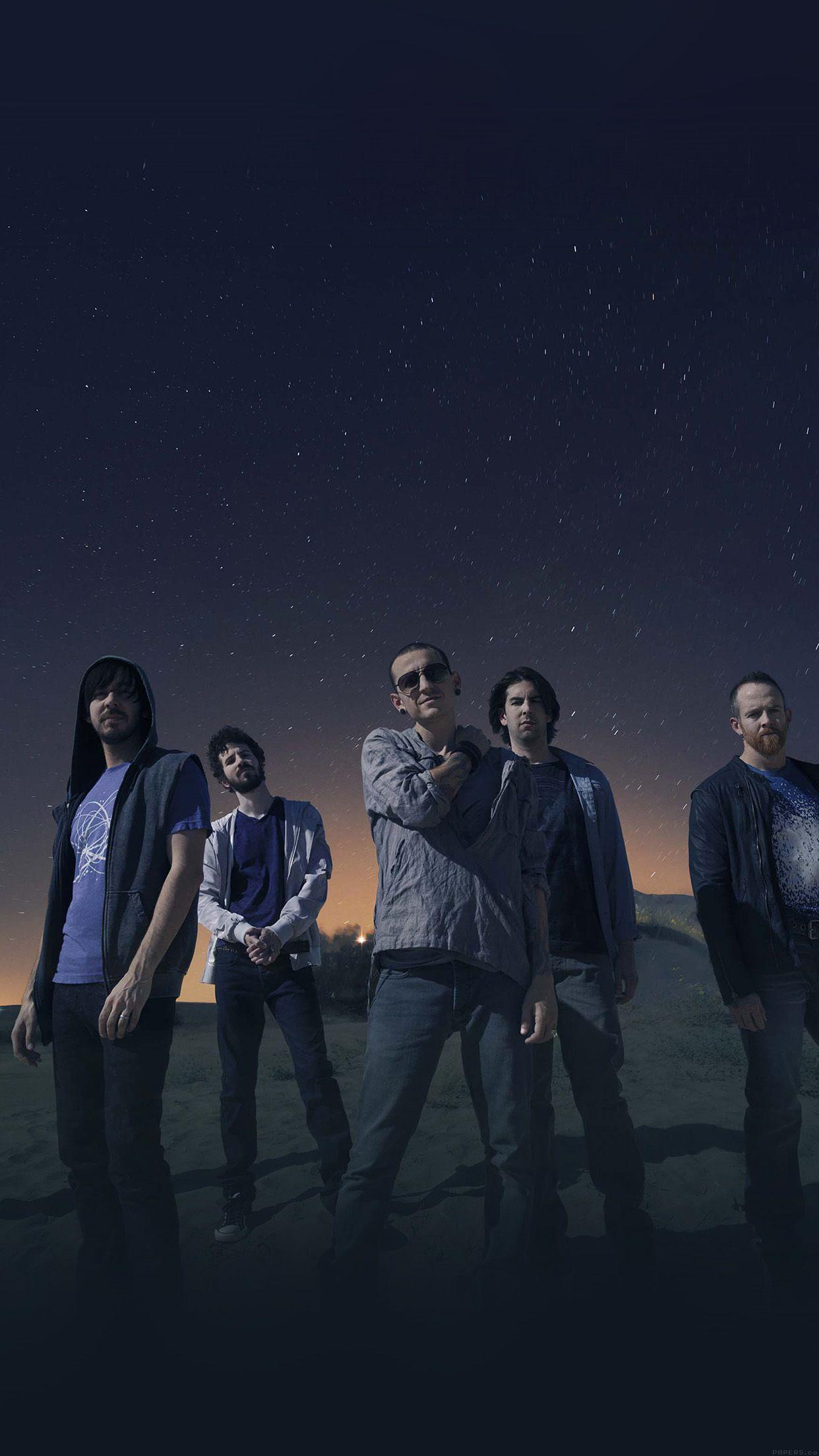 1242x2208 Linkin Park Space Music Stars Celebrity