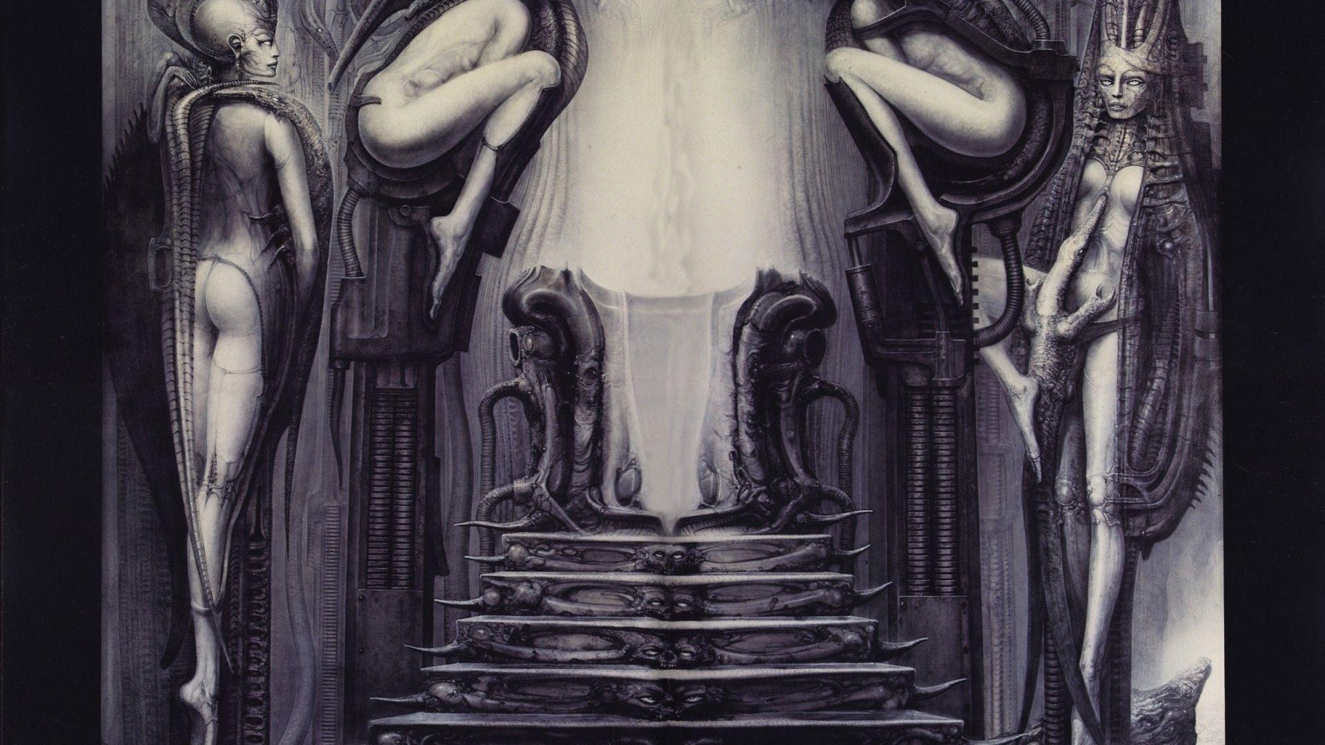 H R Giger Art Artwork Dark Evil Artistic Horror Fantasy Scifi Wallpaper At  Dark Wallpapers
