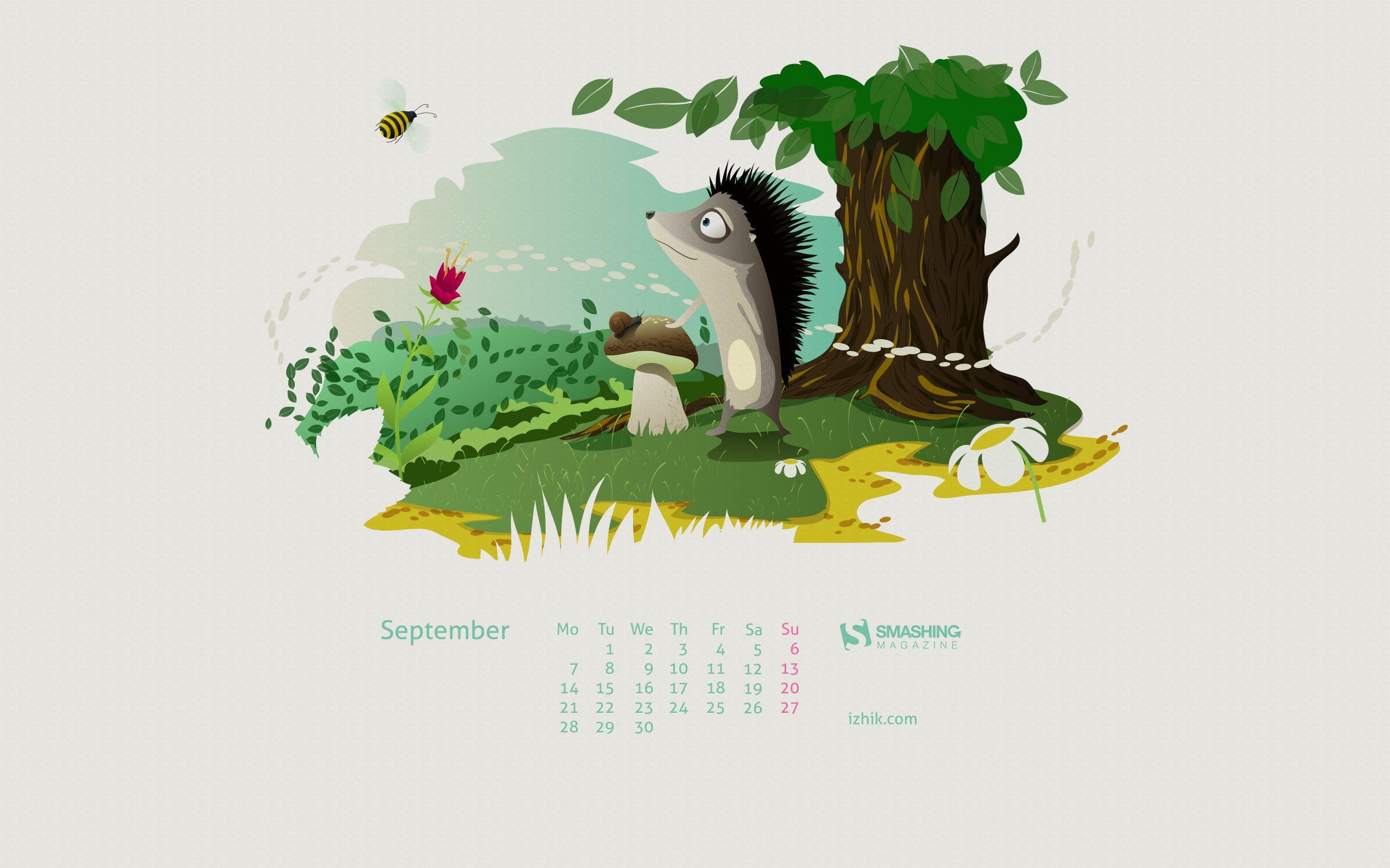 2560x1600 Desktop Wallpaper Calendars: September 2015