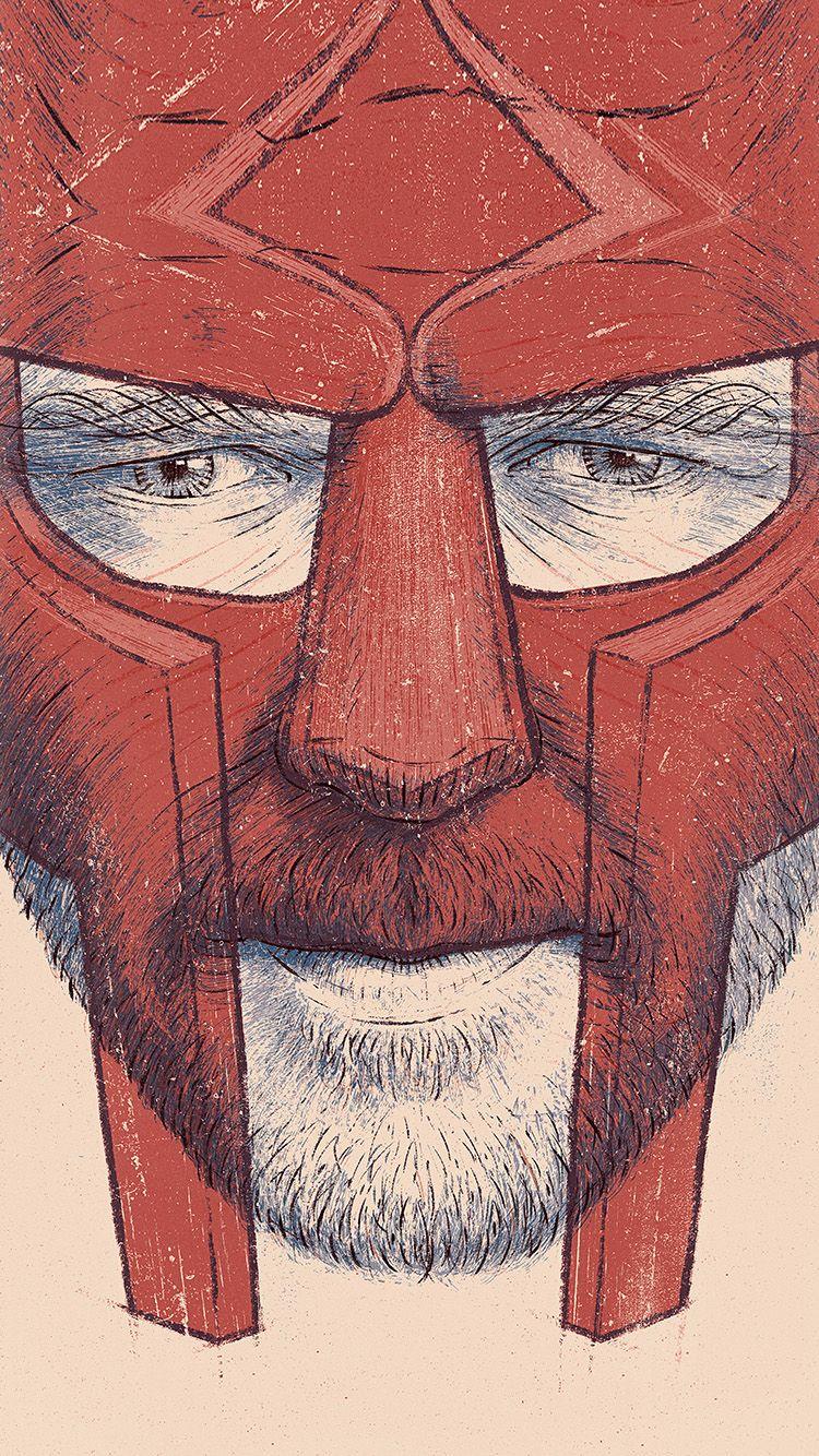 750x1334 Gladiator Anime Illustration Red Art