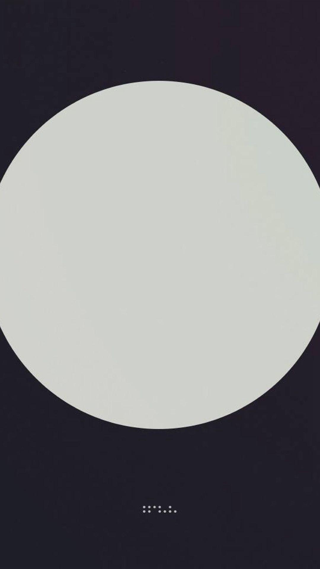 1080x1920 Super Circle Art Minimal Simple Dark Art Illustration iPhone 8