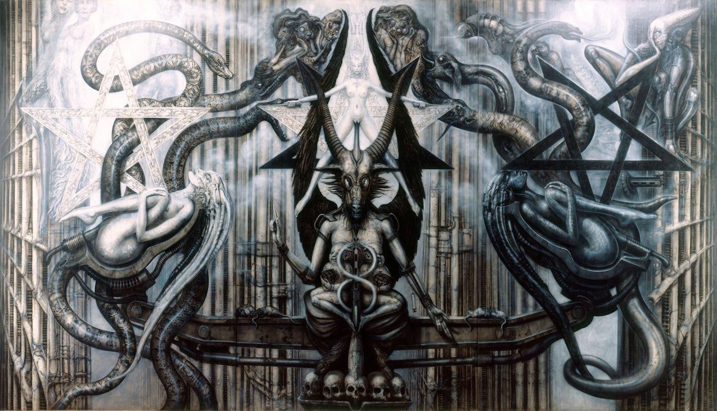 1394x800 Hr Giger iPhone Wallpaper