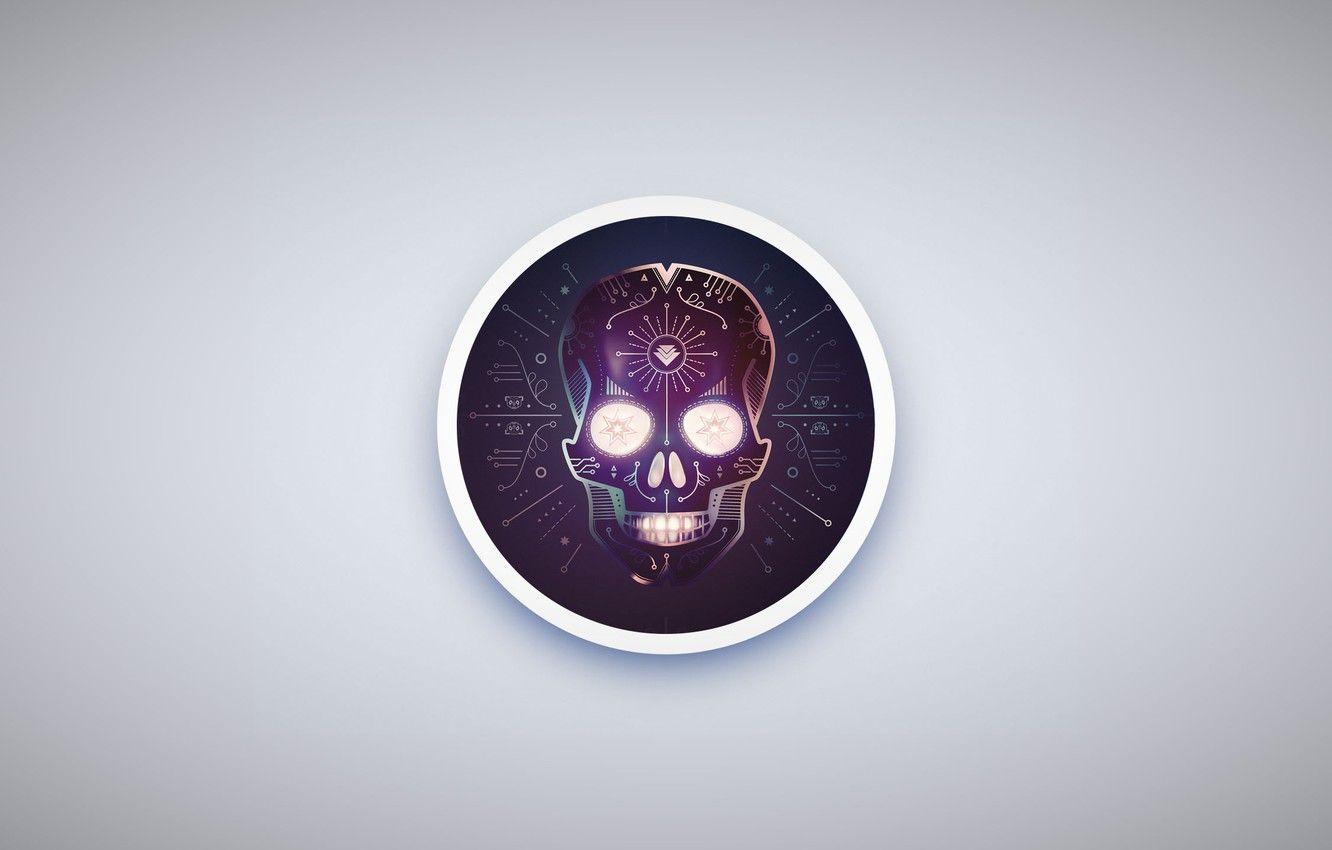 1332x850 Wallpaper minimalism, Sake, circle, triangle, simple background