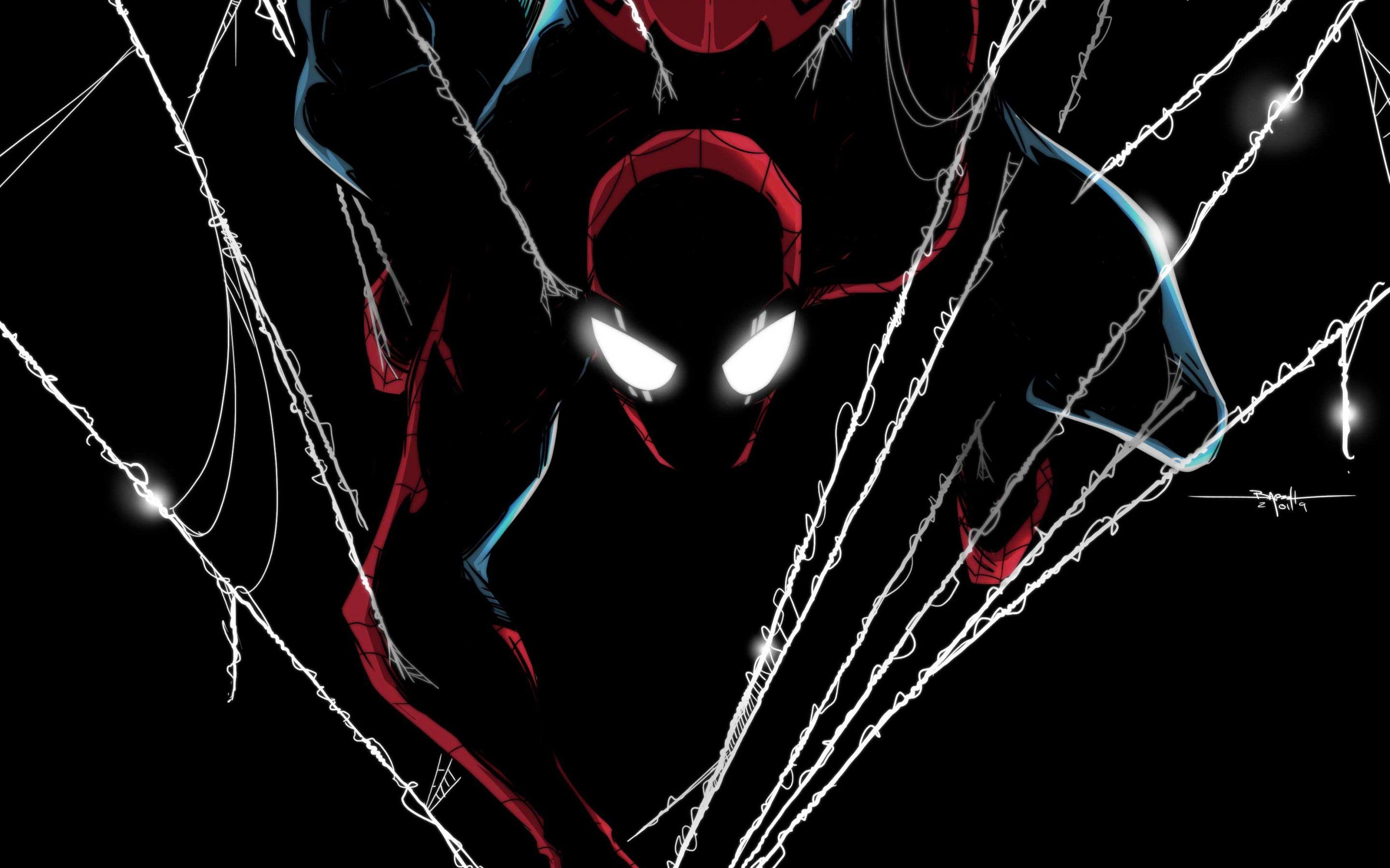 2880x1800 Spider Man 4K Wallpaper, Dark, Artwork, Graphics CGI