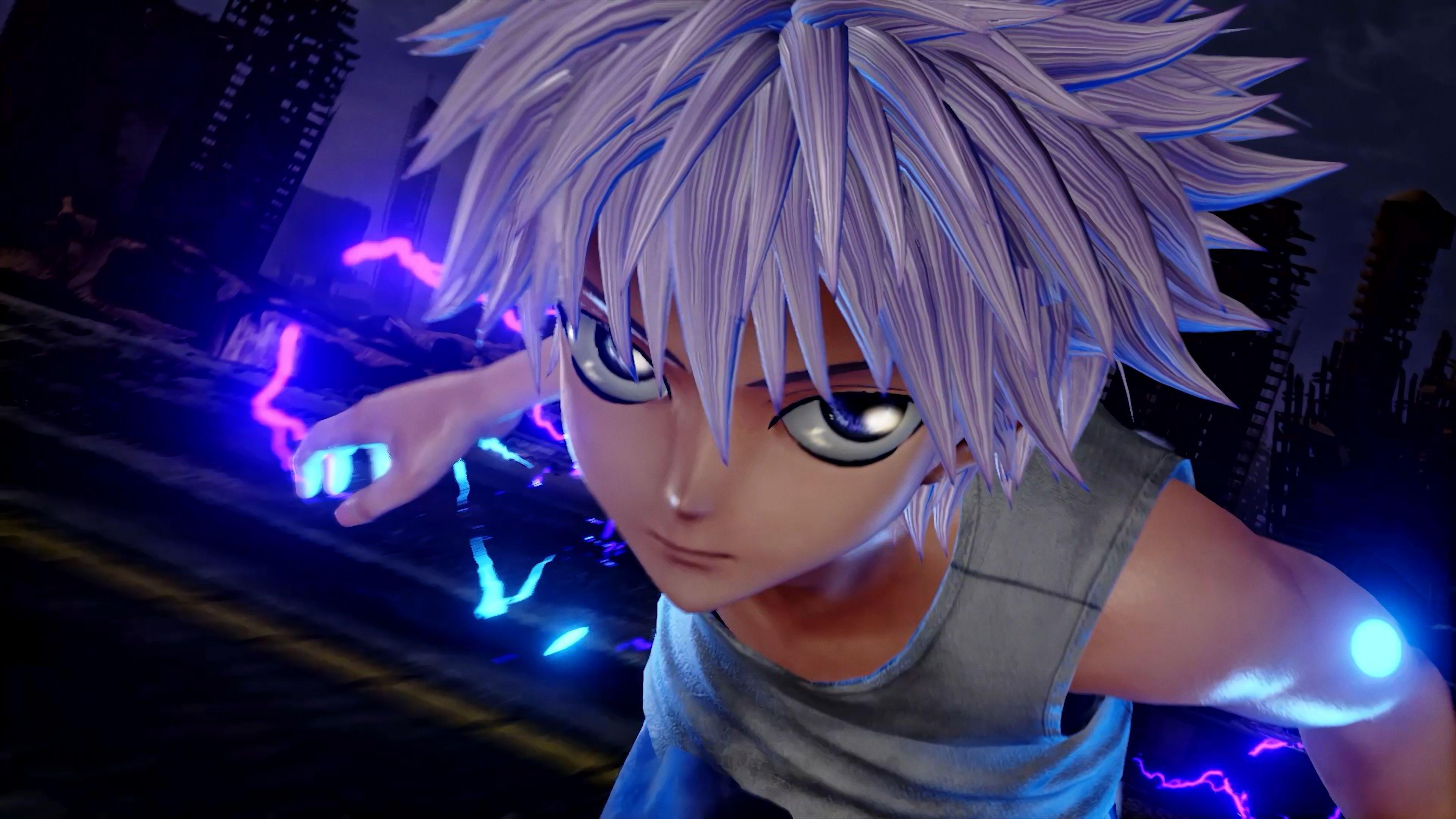 3840x2160 Killua Lightning Jump Force Hunter X Hunter 4K