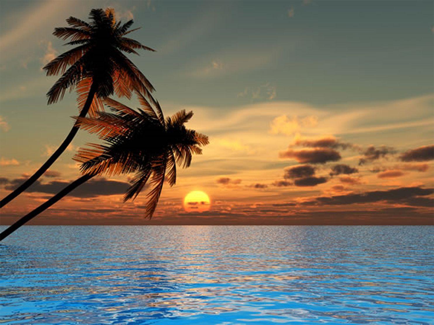 1485x1114 Beach Sunset Wallpaper (354)