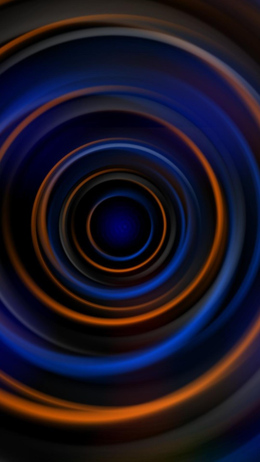 1080x1920 Black Orange Mobile Wallpaper